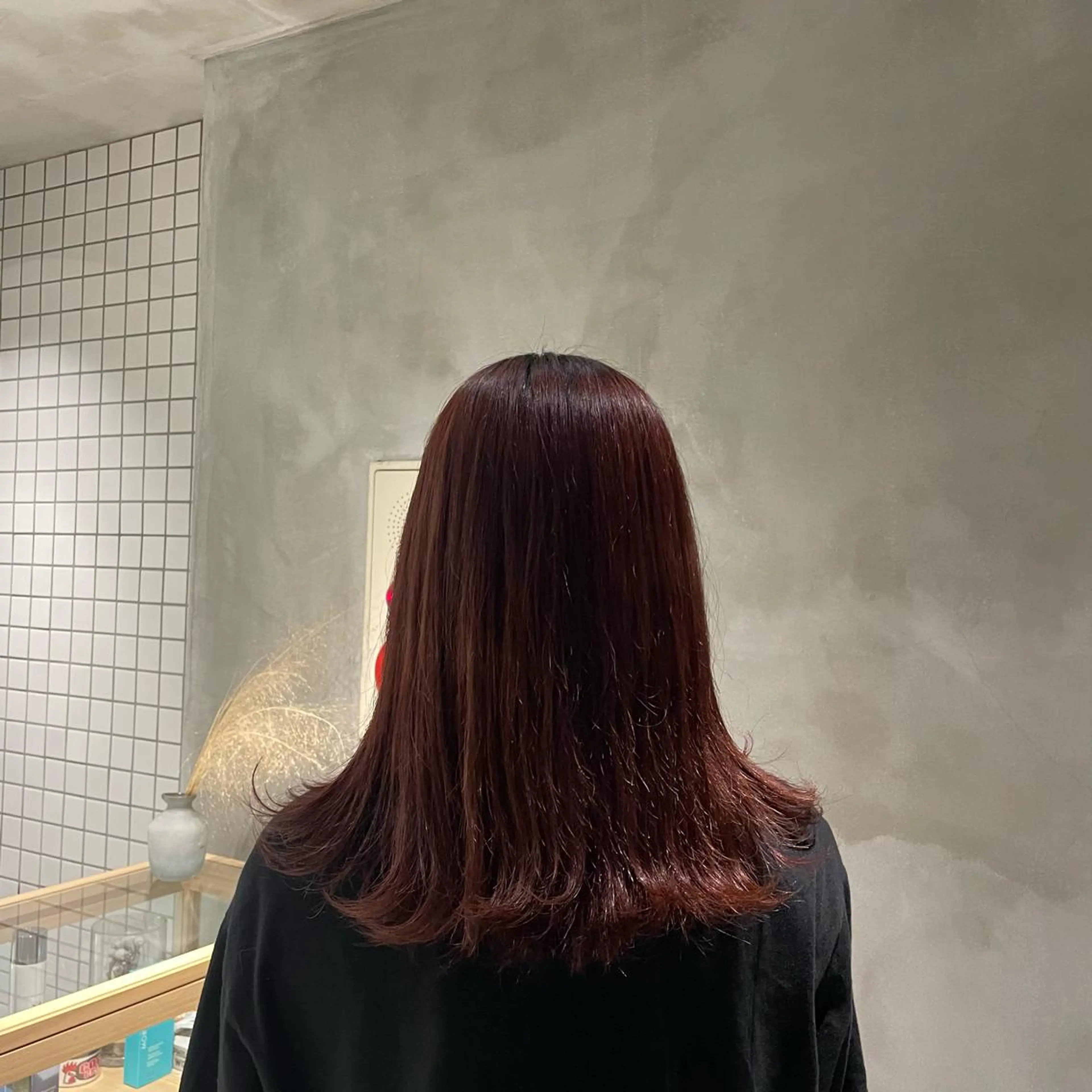 ミディアム カラー 後藤 香乃のヘアスタイル