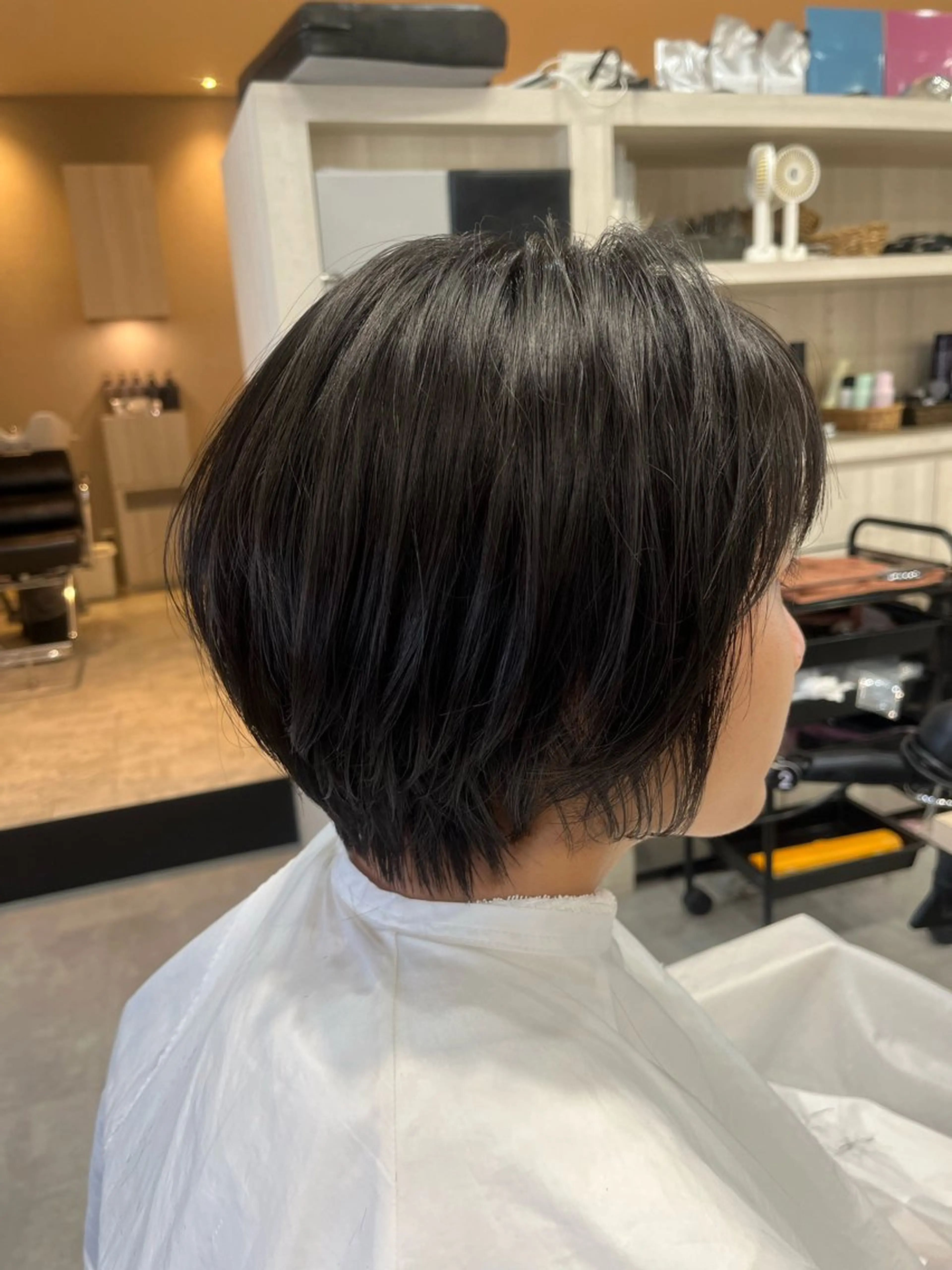 ショートスタイル＋ウォータートリートメントの写真