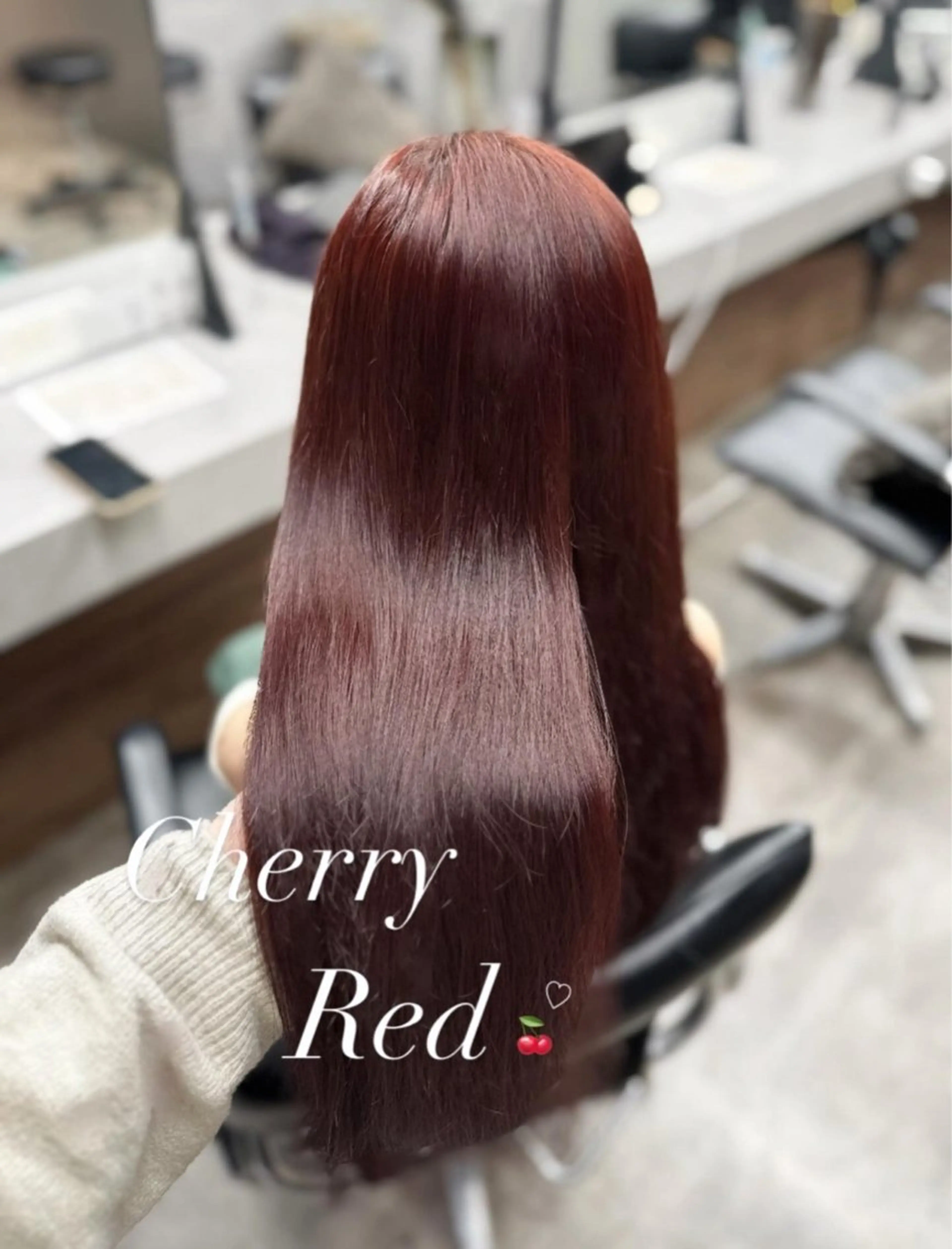 カラー レッドカラー ii+U【アイユー銀座】所属・ミウ🎀 GINZAのヘアスタイル