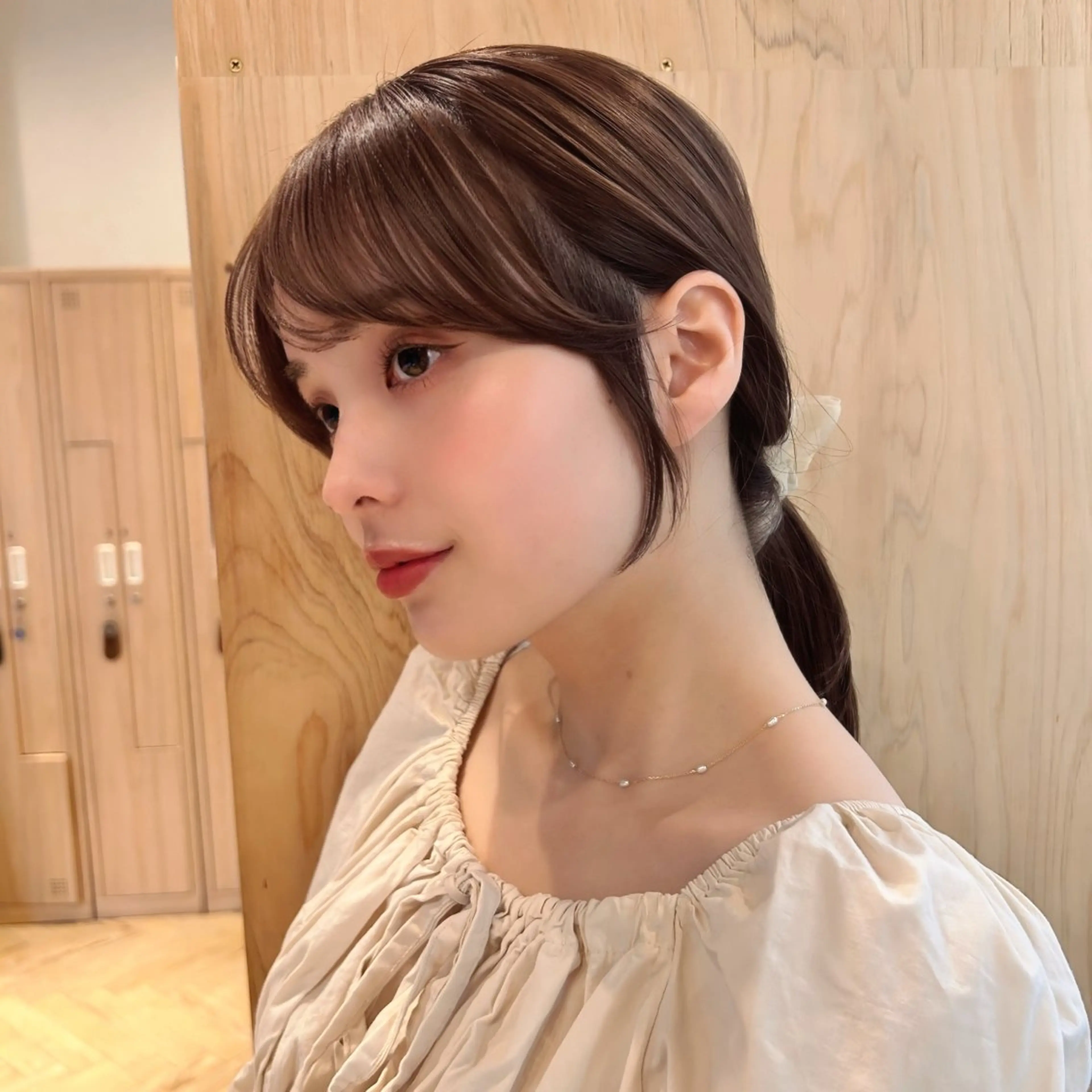 ヘアアレンジ カット ヘアカラー トリートメント ヘアセット 🌸透明感/レイヤー / 栗林 彩🌸のヘアスタイル