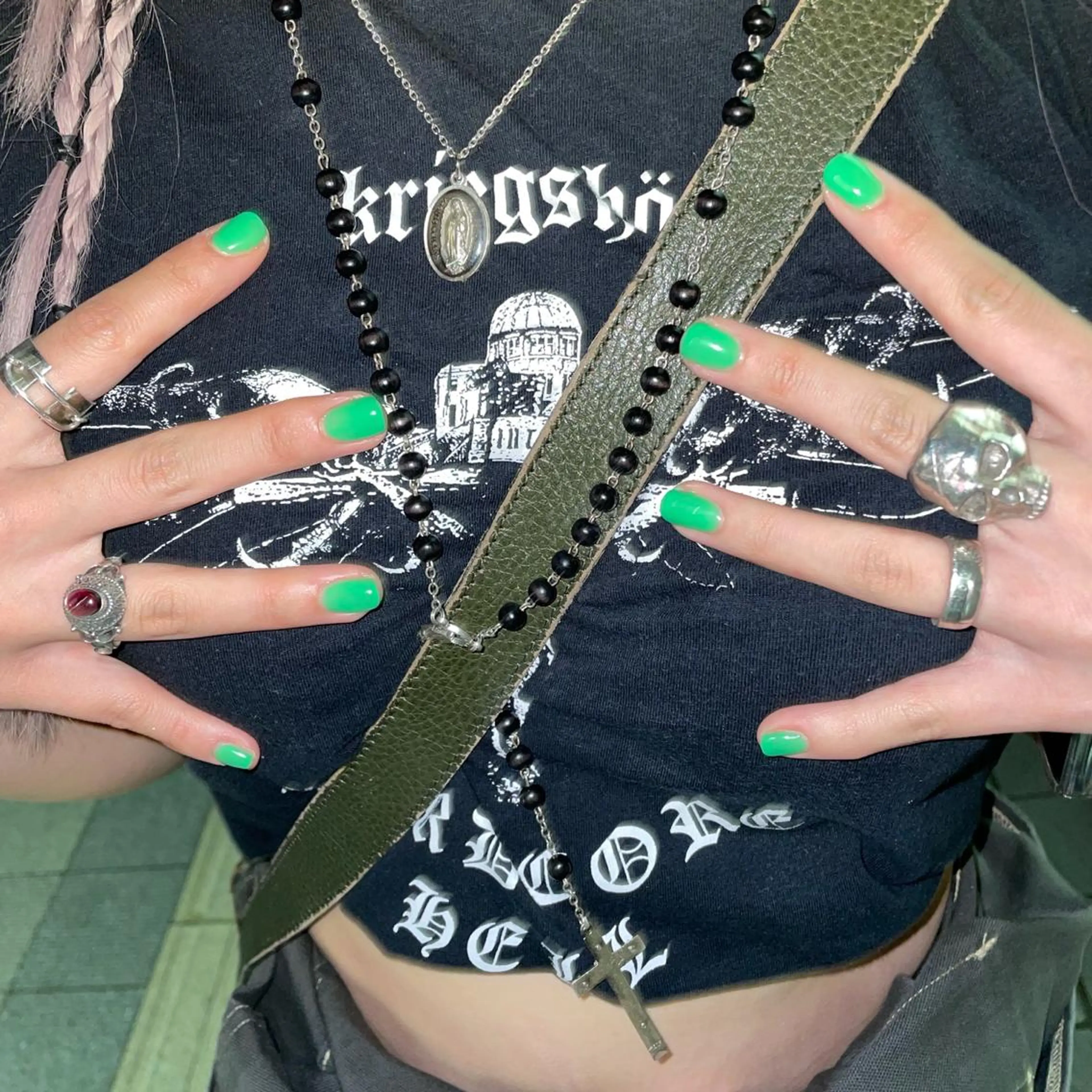 ネイル ワンカラーネイル 【 ﾈｲﾘｽﾄ&ｱｲ ﾘｽﾄ】キヨカのネイルデザイン