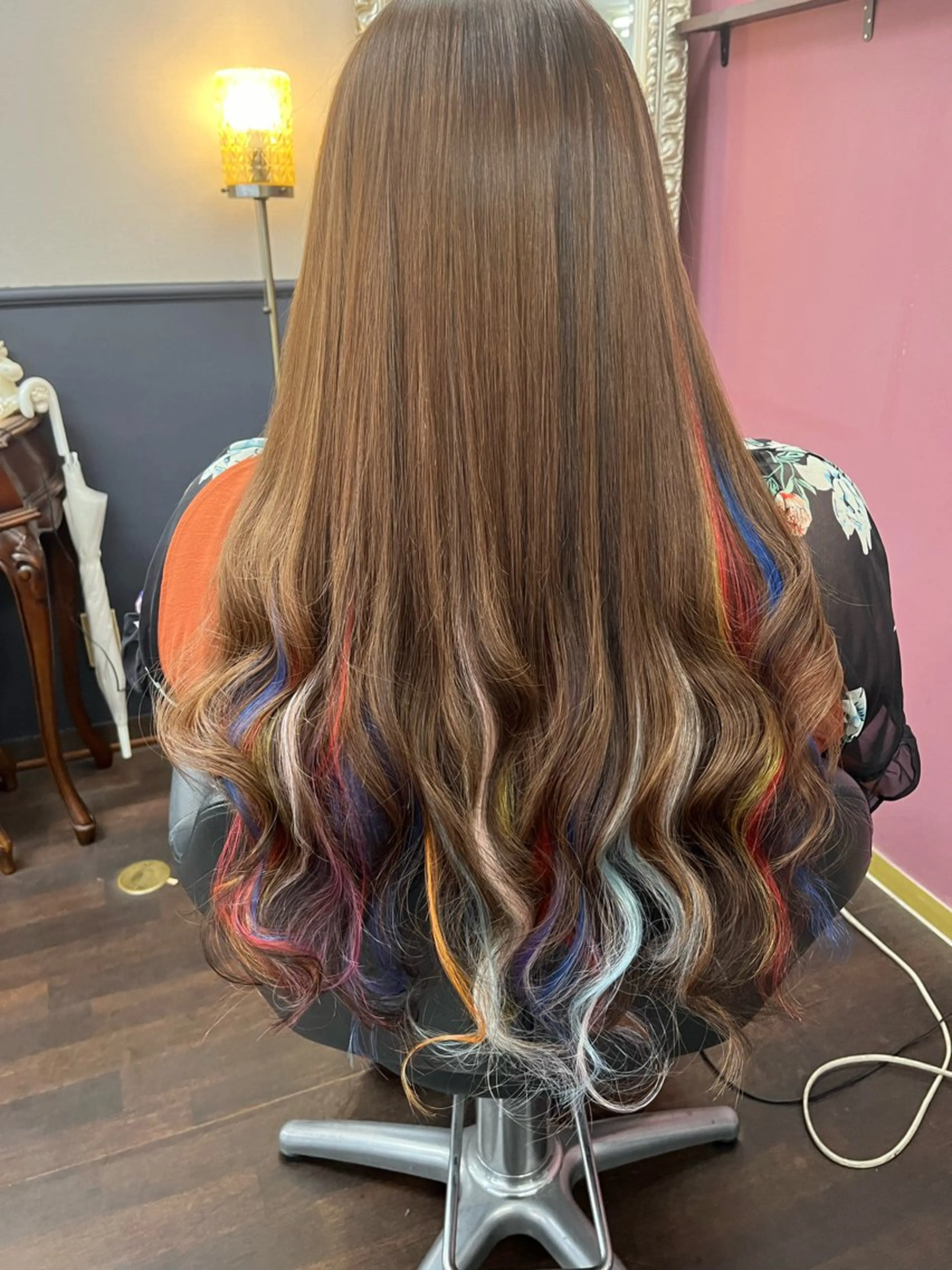 ロング KITTY 立川のネイルデザイン