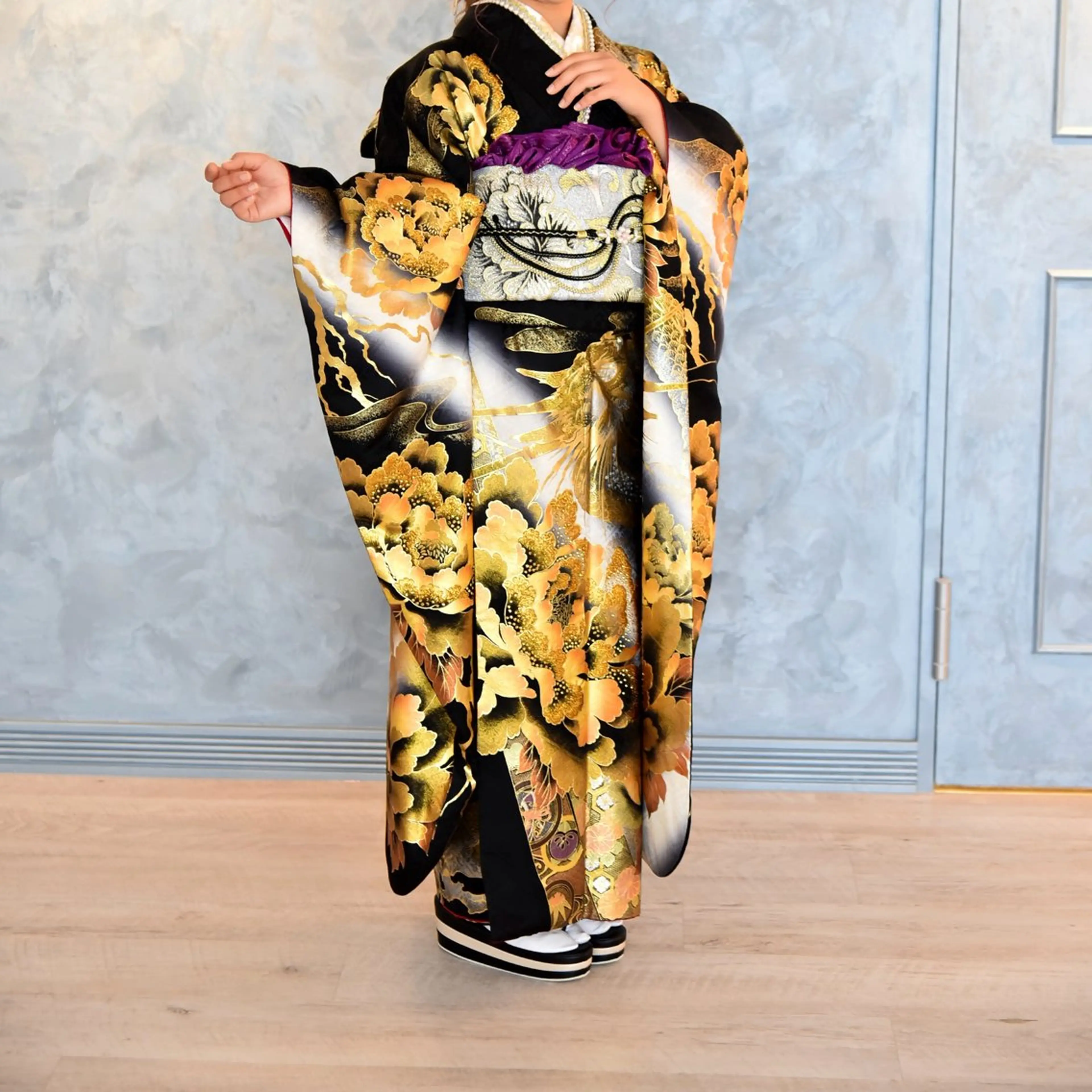 【2026年1月成人式💖】振袖着付け👘+ヘアセット🎀（2週間以上前までにご予約いただきますようお願い致します！）の写真