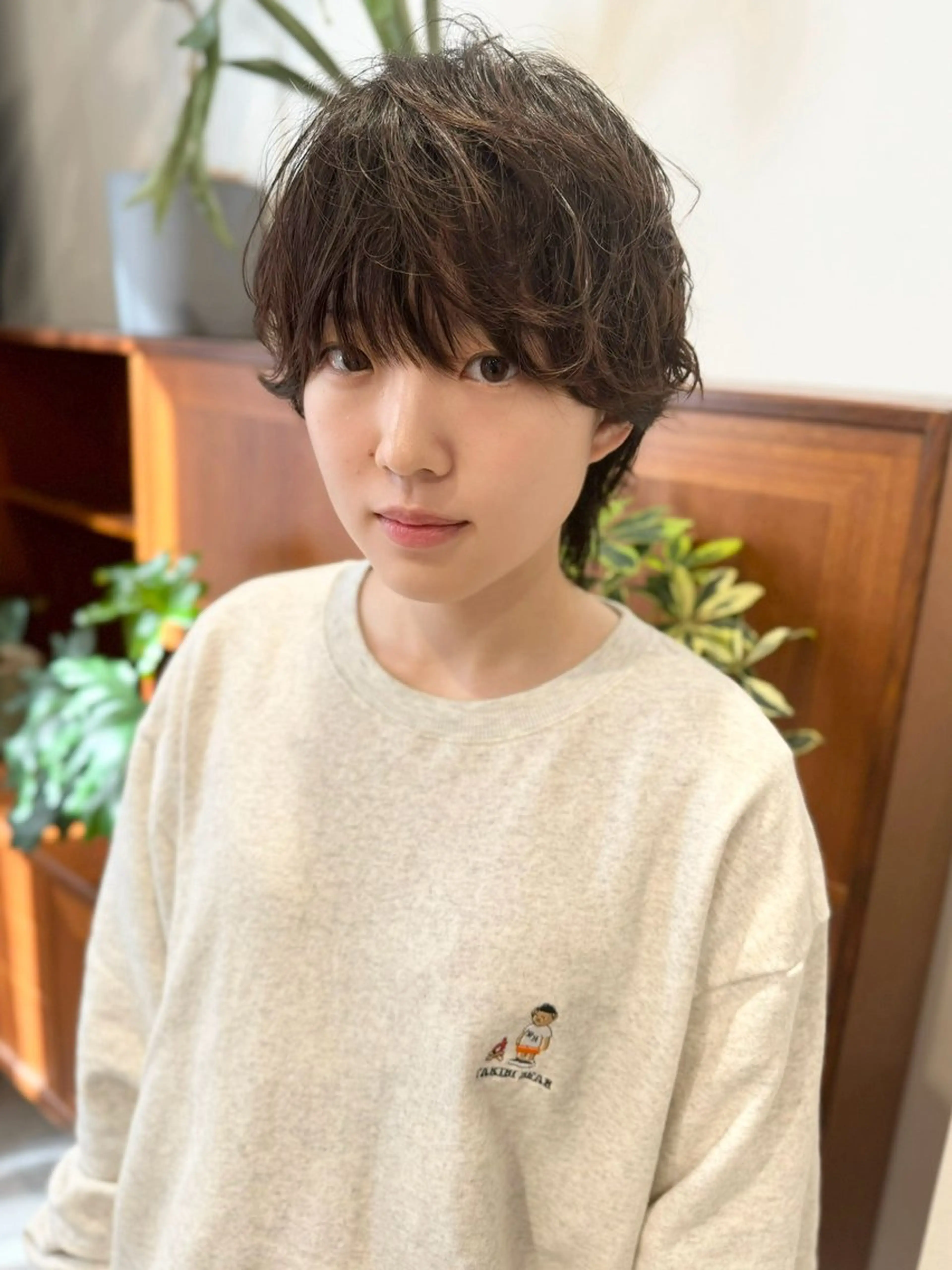 ショート LUAU HAKU所属・REN大阪梅田美容室 ショートパーマ特化のヘアスタイル