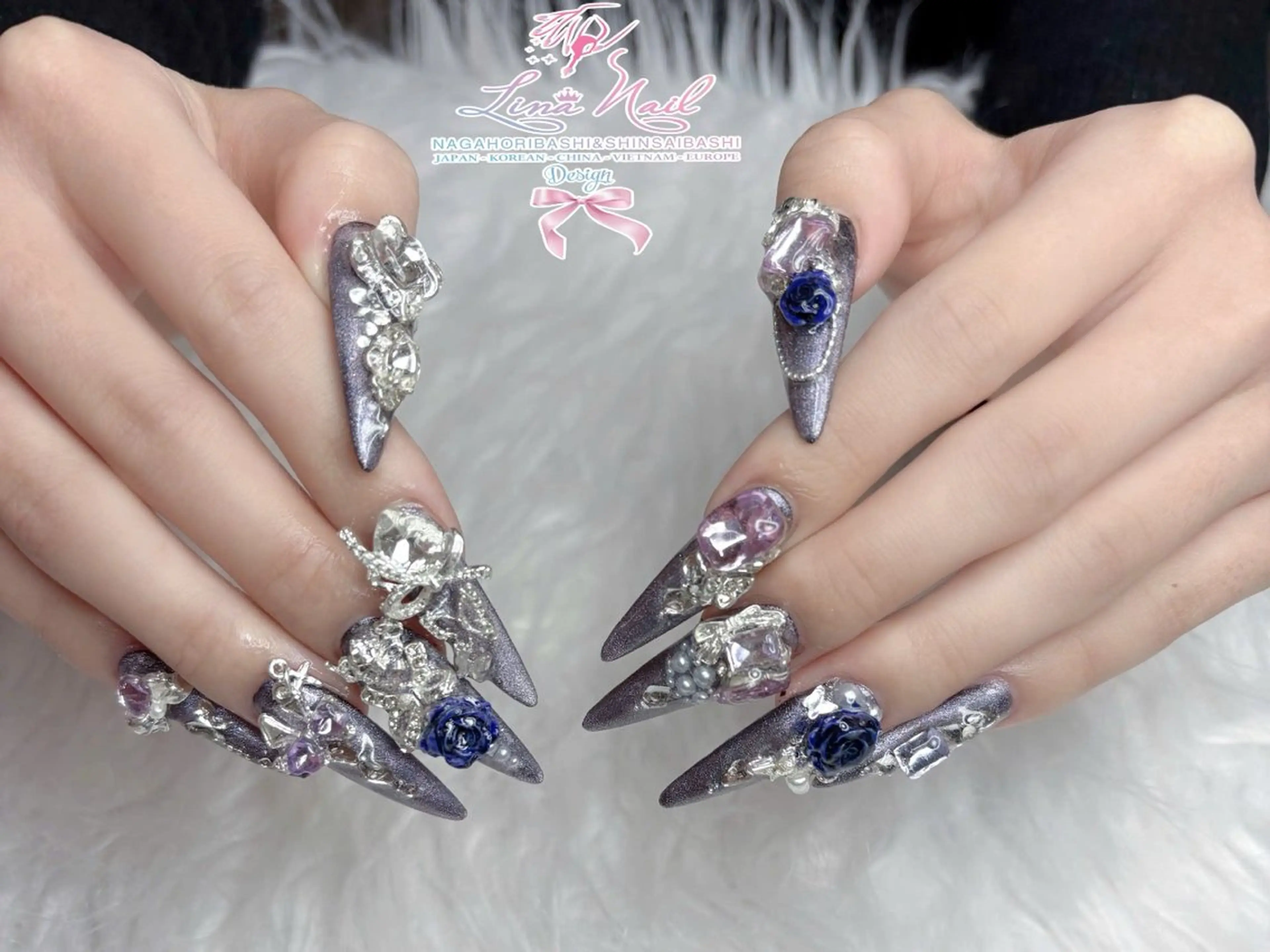 ネイル フットネイル ジェルネイル 持ち込み ネイルチップ ハンドネイル リナネイル 長堀橋店／東心斎橋店のネイルデザイン