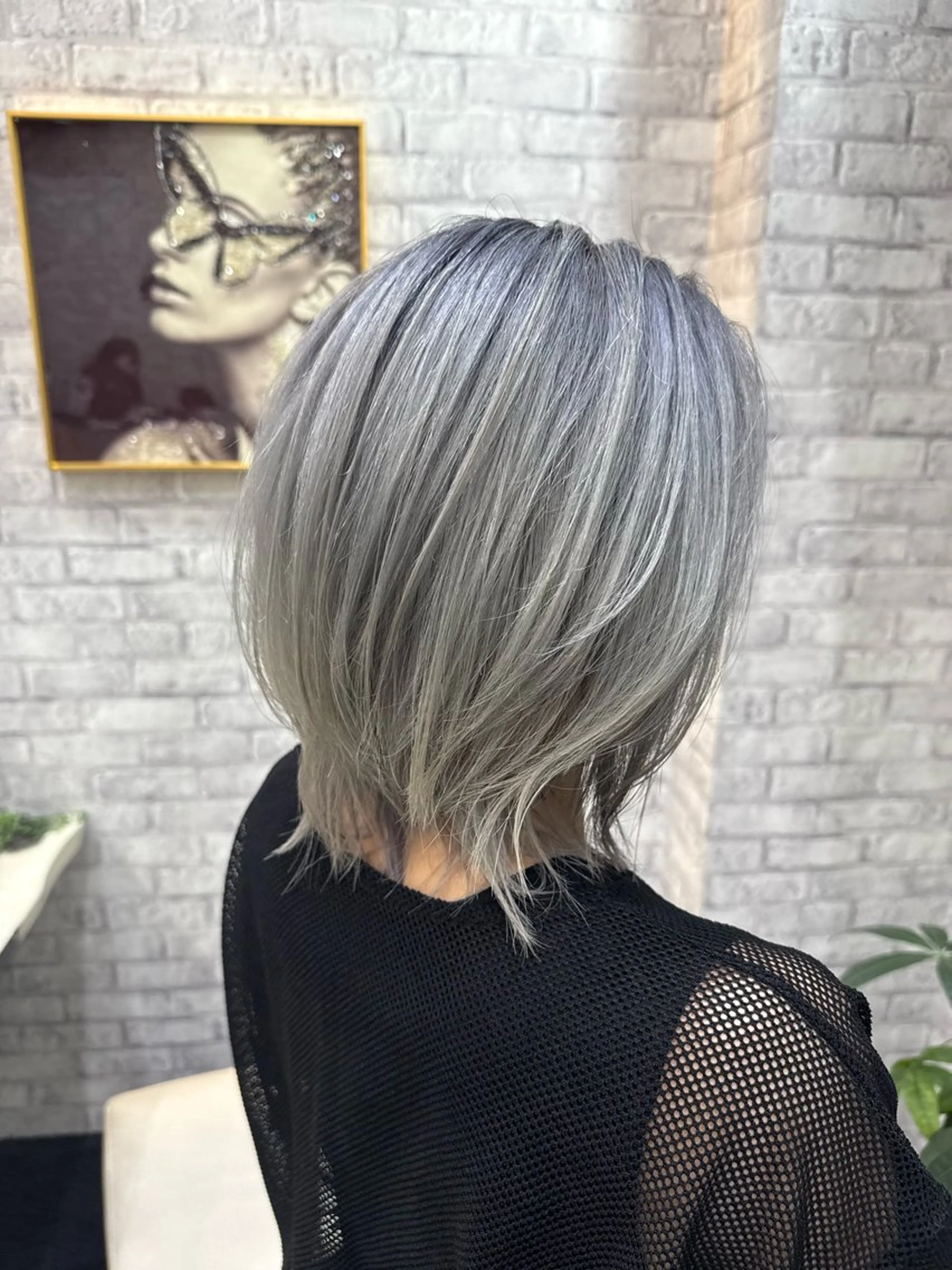 ロング カラー EARTH 山﨑龍馬のヘアスタイル