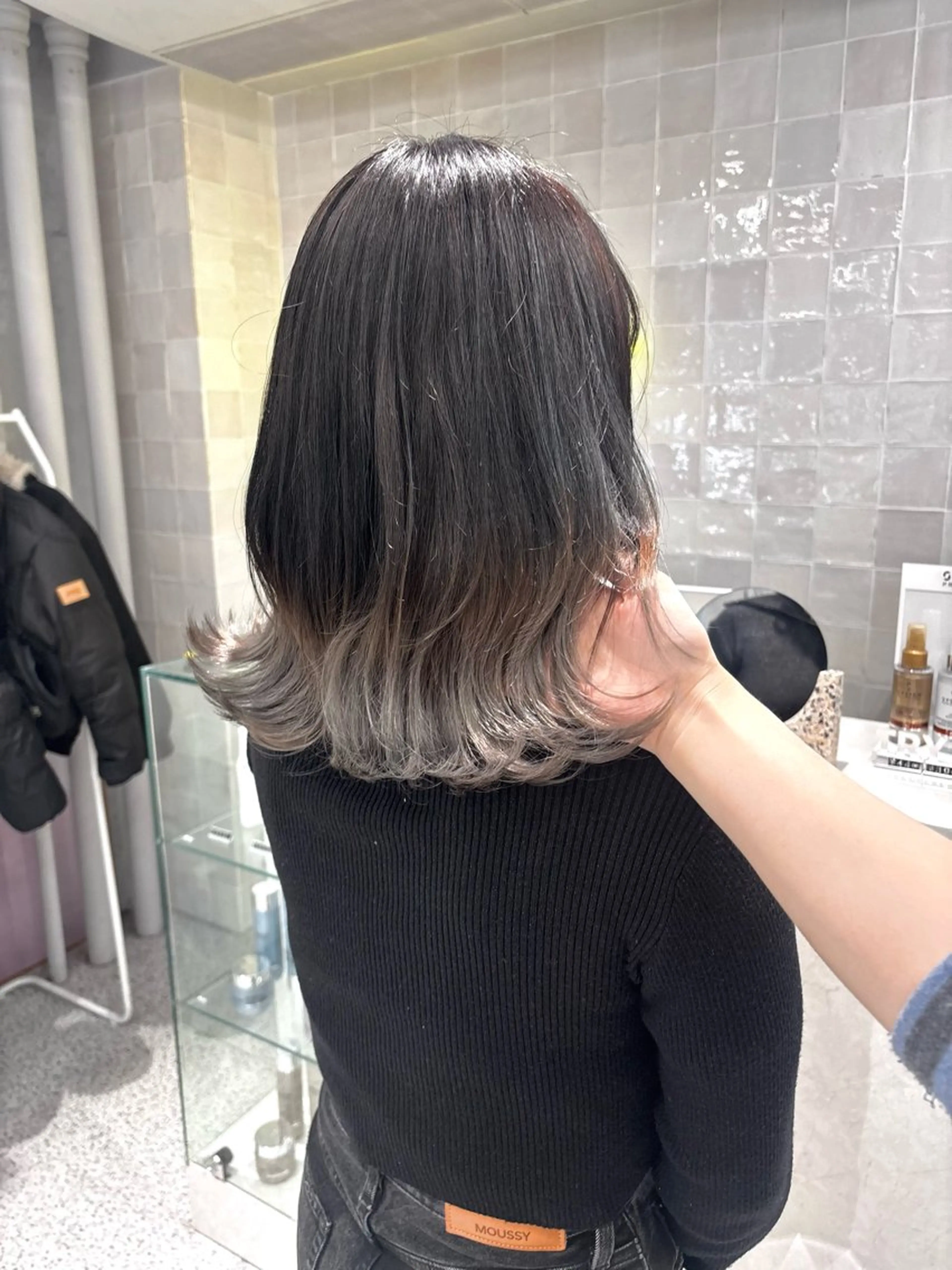 ショート ヘアカラー トリートメント 韓国レイヤー/ヘア カラー🎀ayamiのヘアスタイル