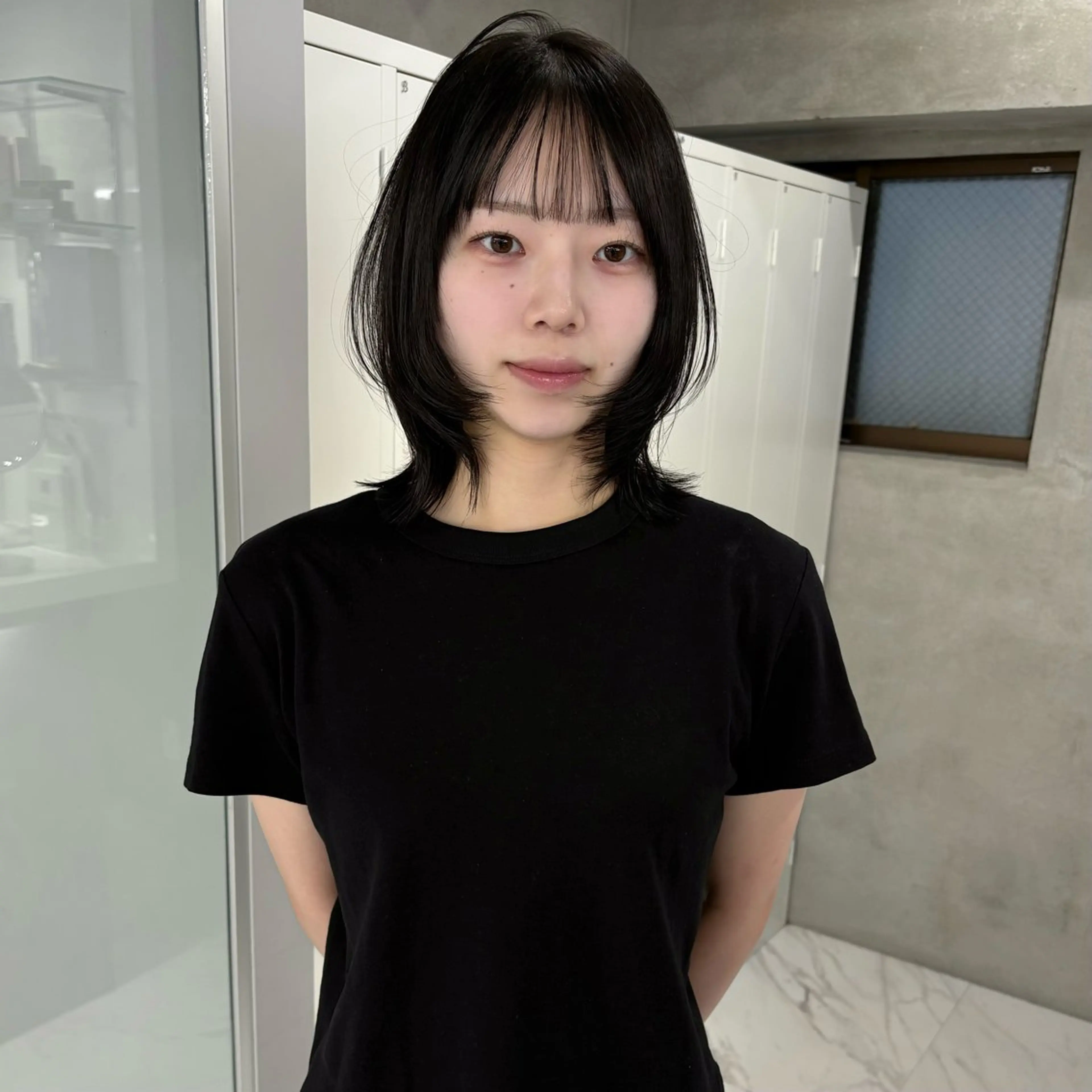 カラー ボブ カット ヘアカラー riko/レイヤー/ 艶カラー/ヘアセットのヘアスタイル