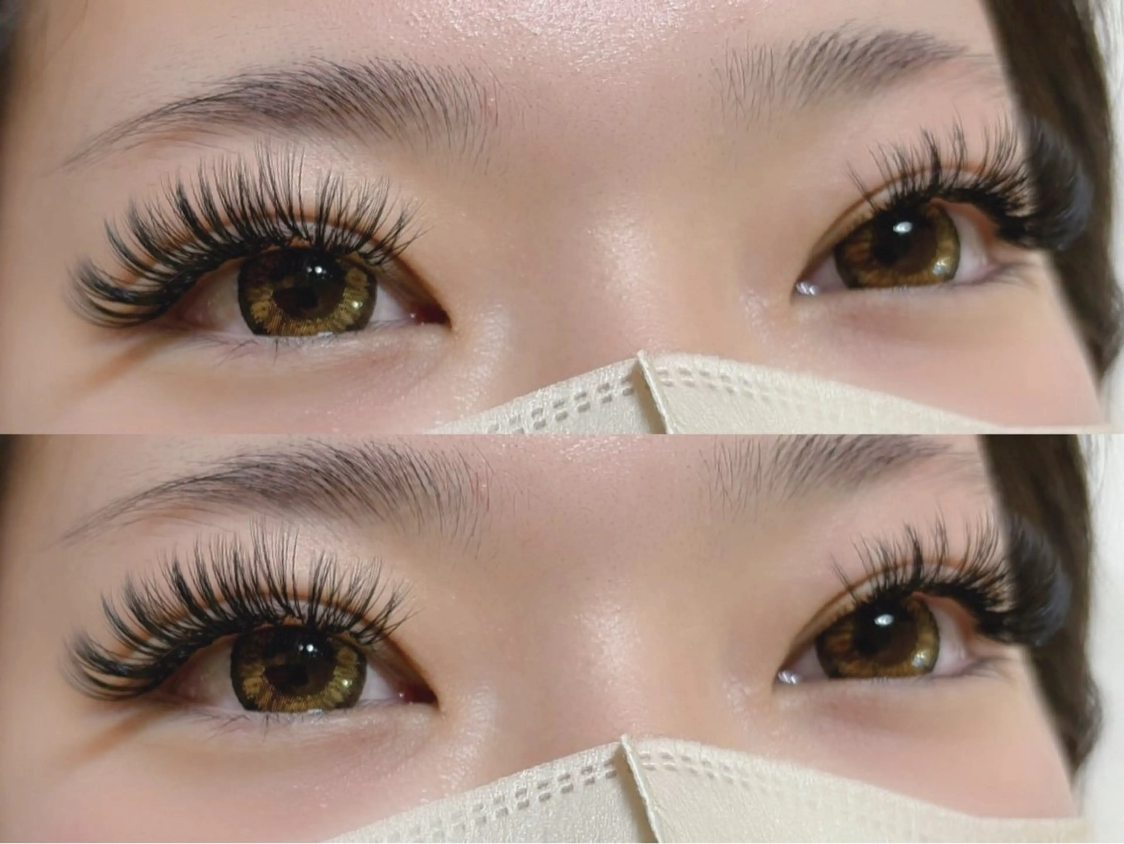 マツエク・マツパ 付け放題 バインドロック 束感まつ毛 フラットラッシュ パリジェンヌラッシュリフト マツエク オーロラ所属・AURORA RINAのマツエク・マツパデザイン