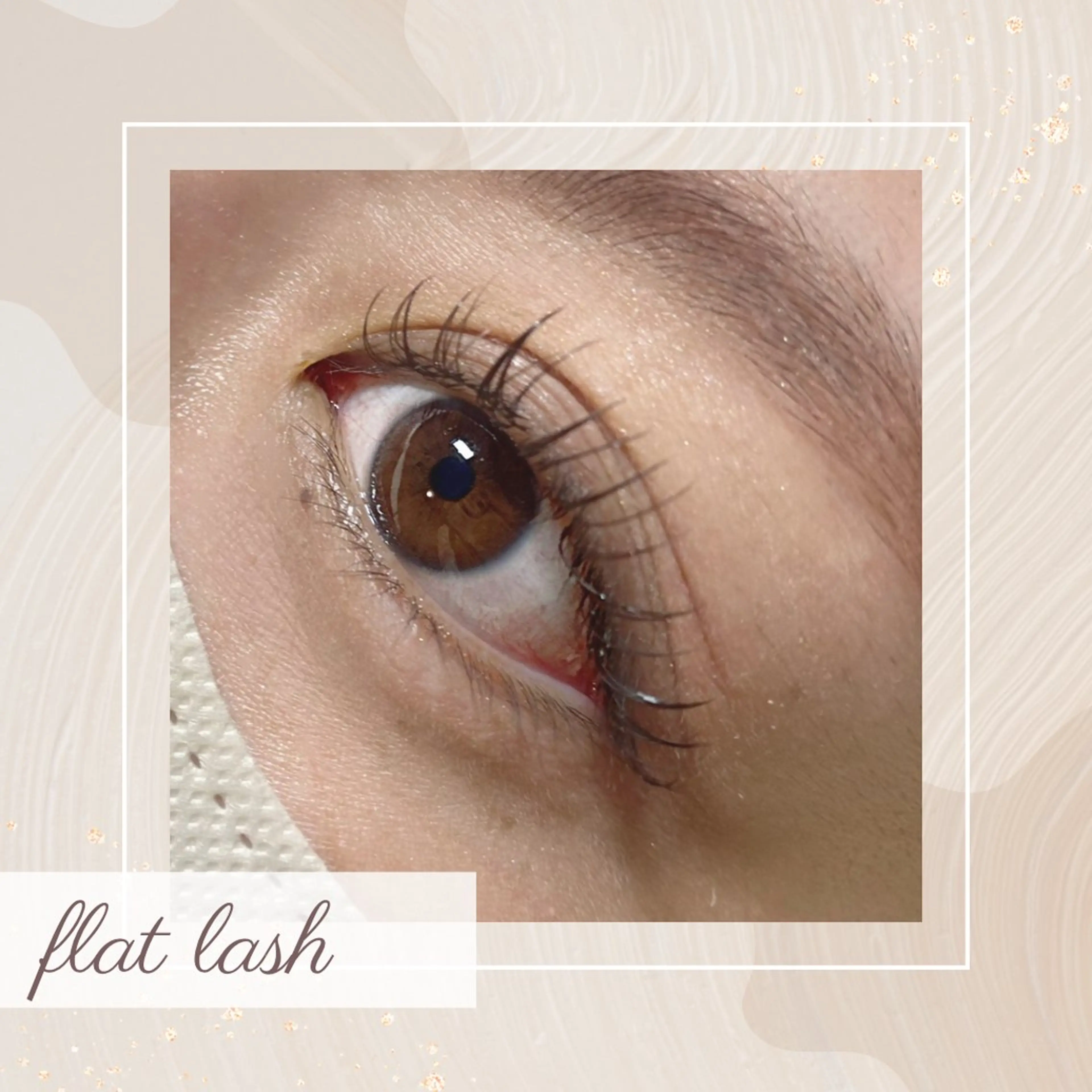 マツエク・マツパ カラーマツエク フラットラッシュ 池上 涼佳のマツエク・マツパデザイン