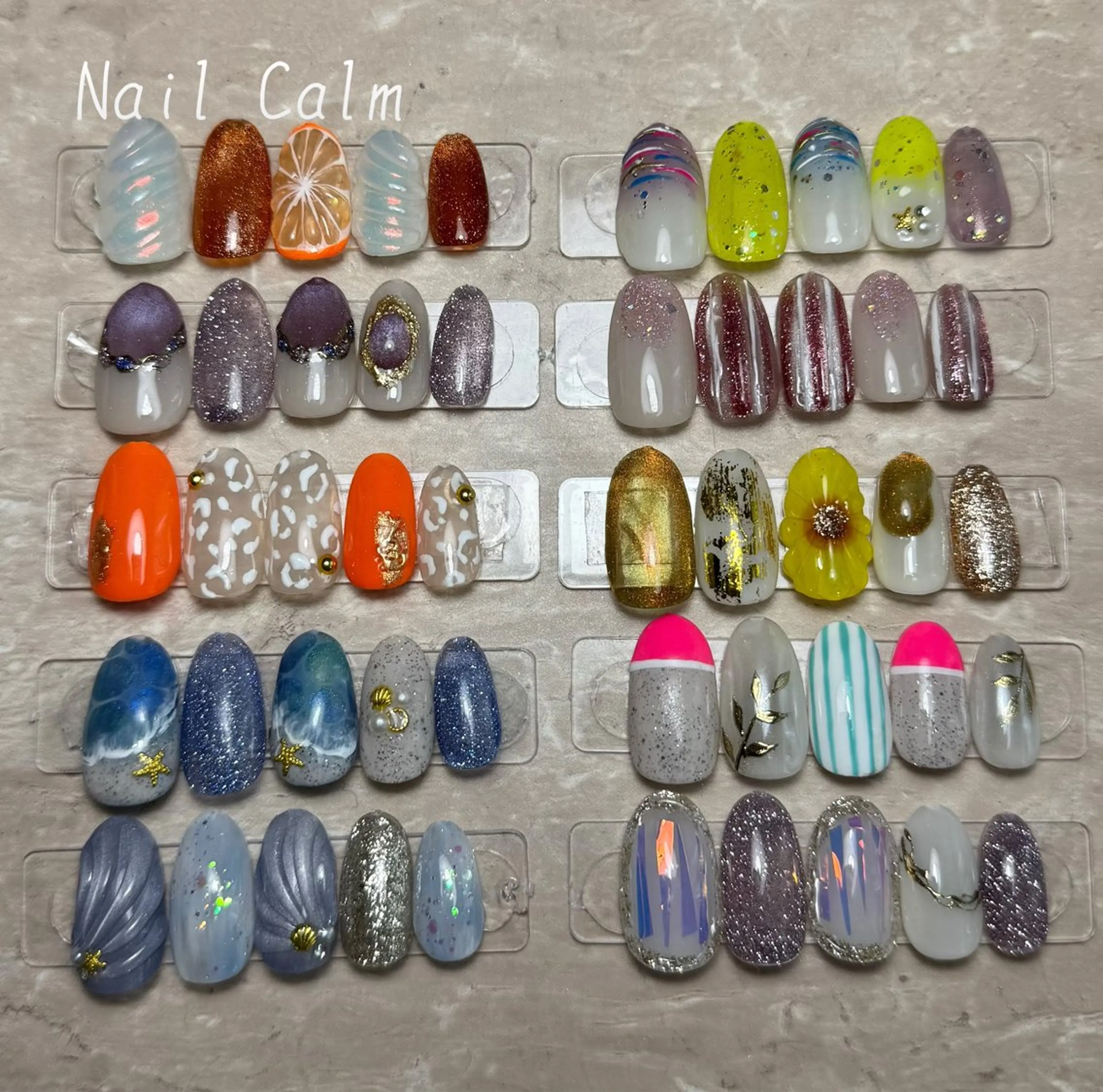 ネイル アートネイル ハンドネイル Nail Calm所属・プライベートサロン Calmのネイルデザイン