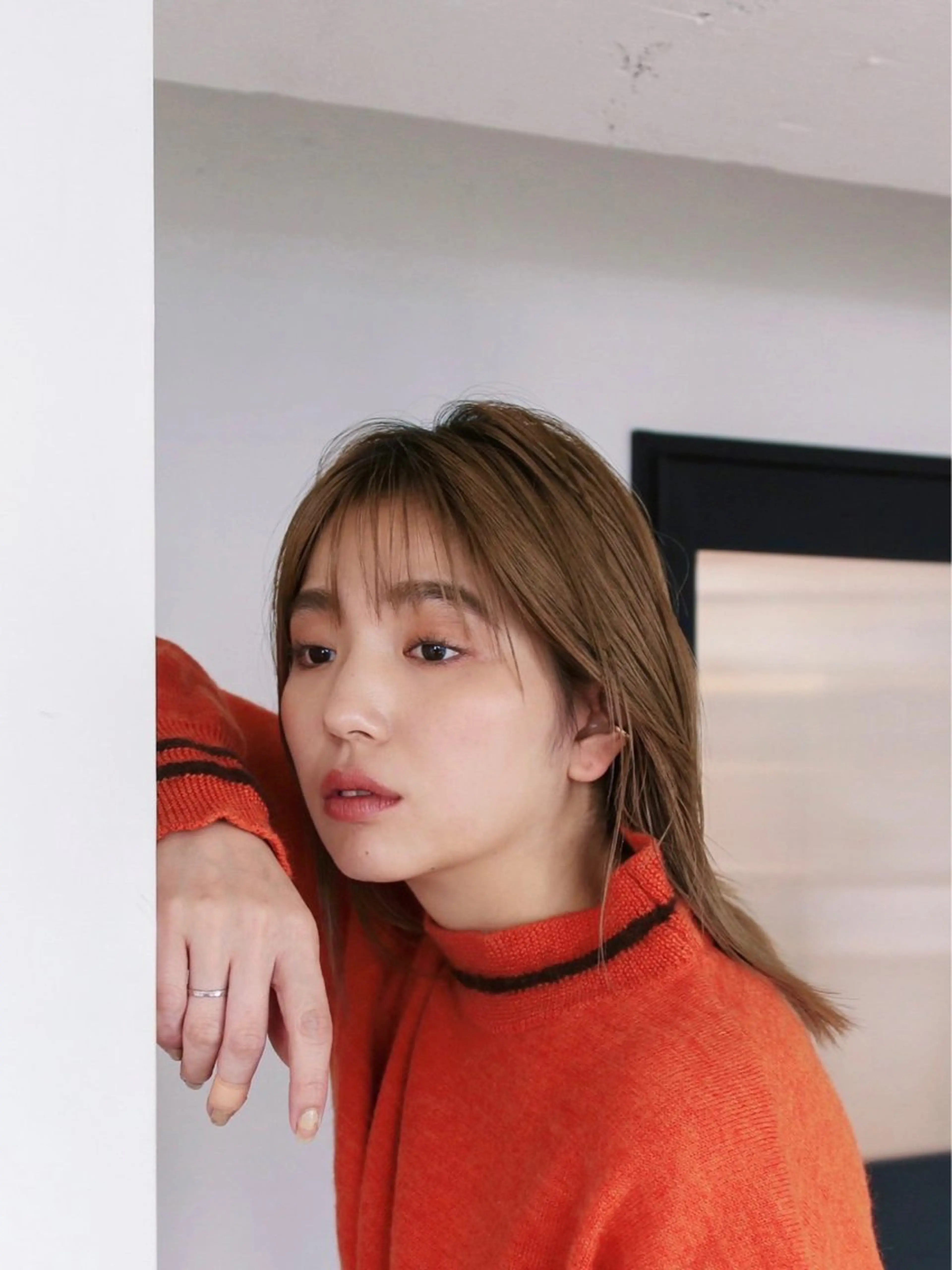 セミロング LOREN＋透明感 オリーブhirokoのヘアスタイル