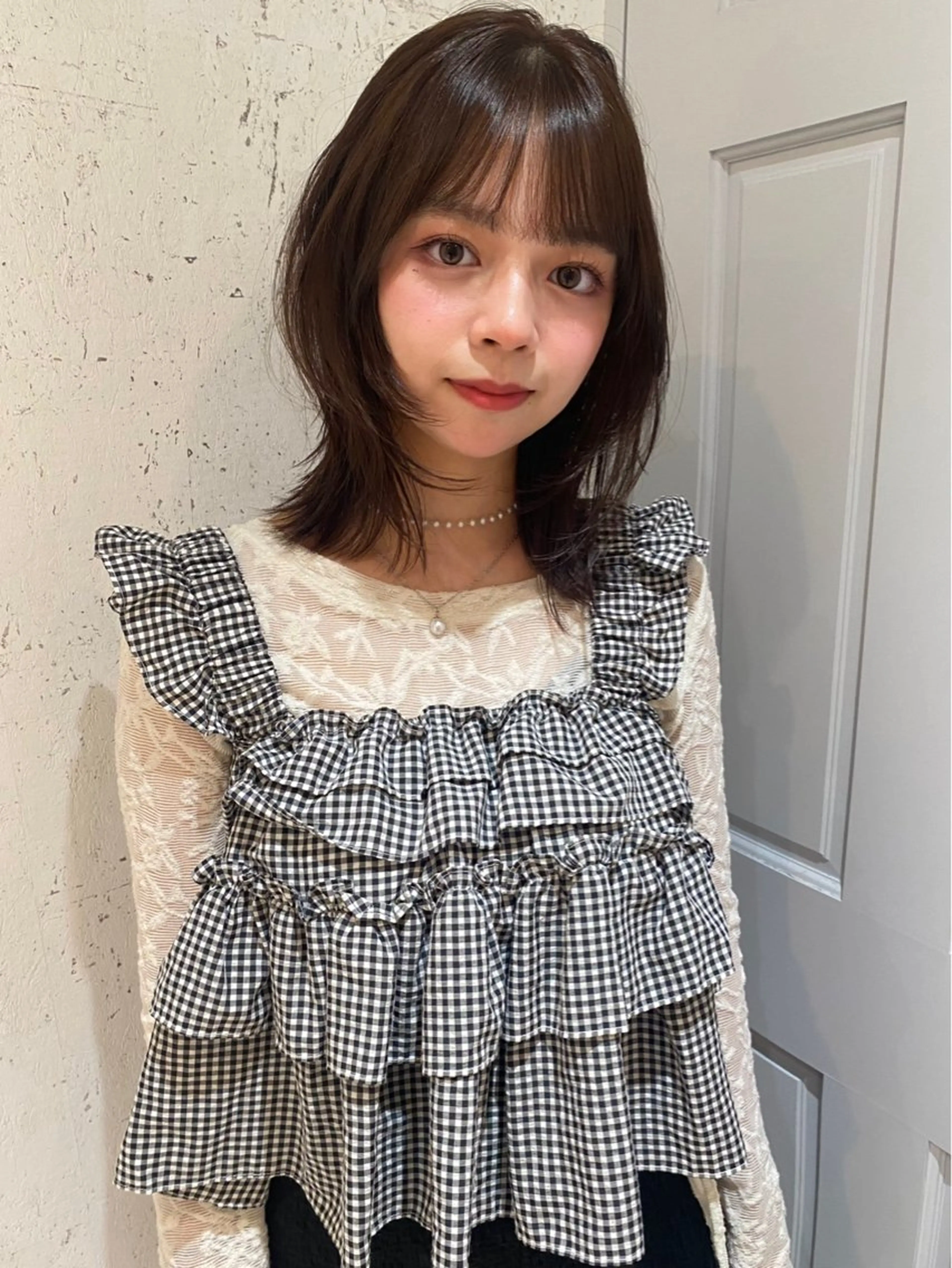 ミディアム カラー カット ヘアカラー トリートメント mai / linoah˚✧のヘアスタイル