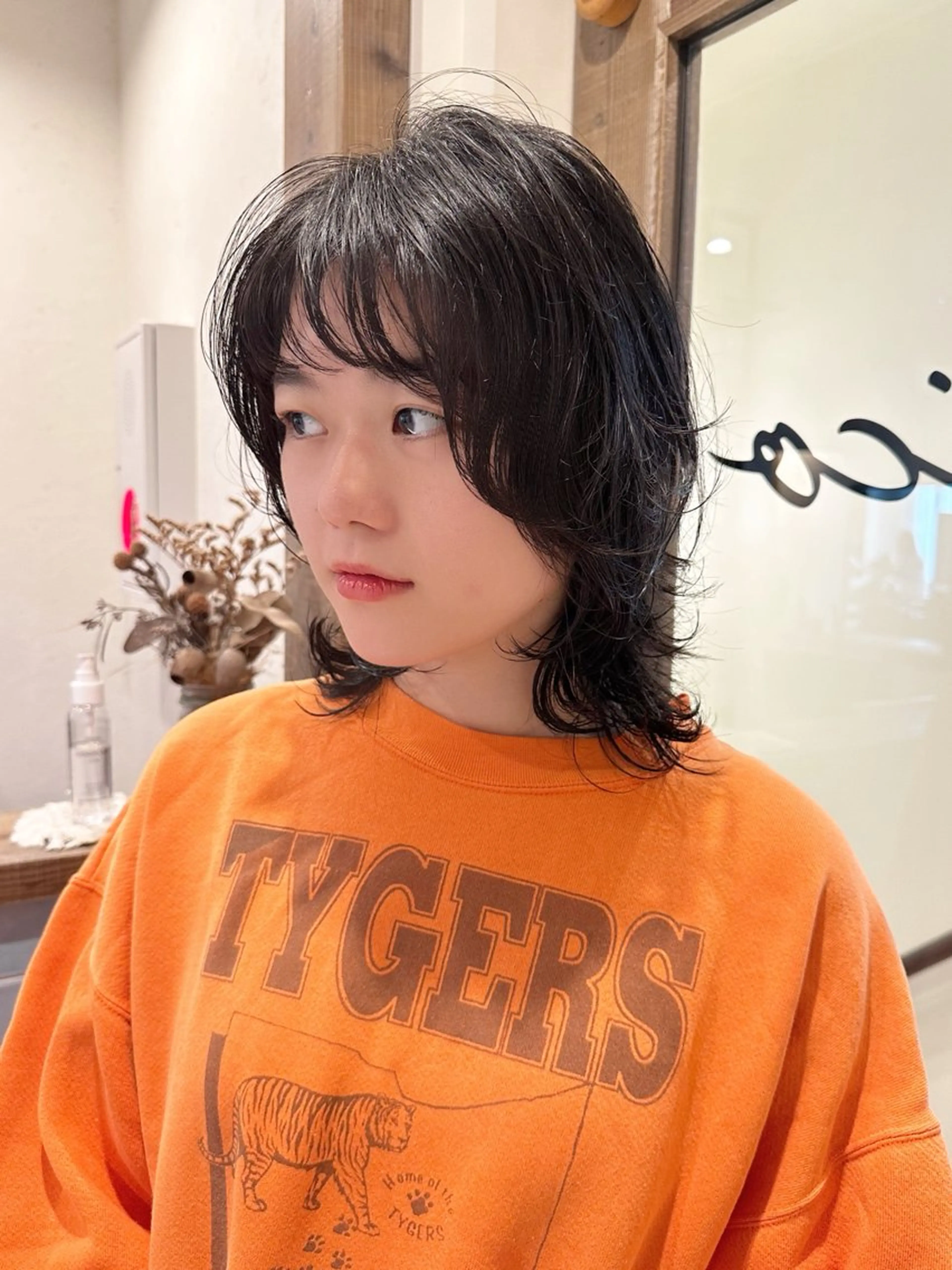 ミディアム ショートボブ ボブ 顔まわりレイヤー 髪質改善 レイヤーカット 宮城 良太のヘアスタイル