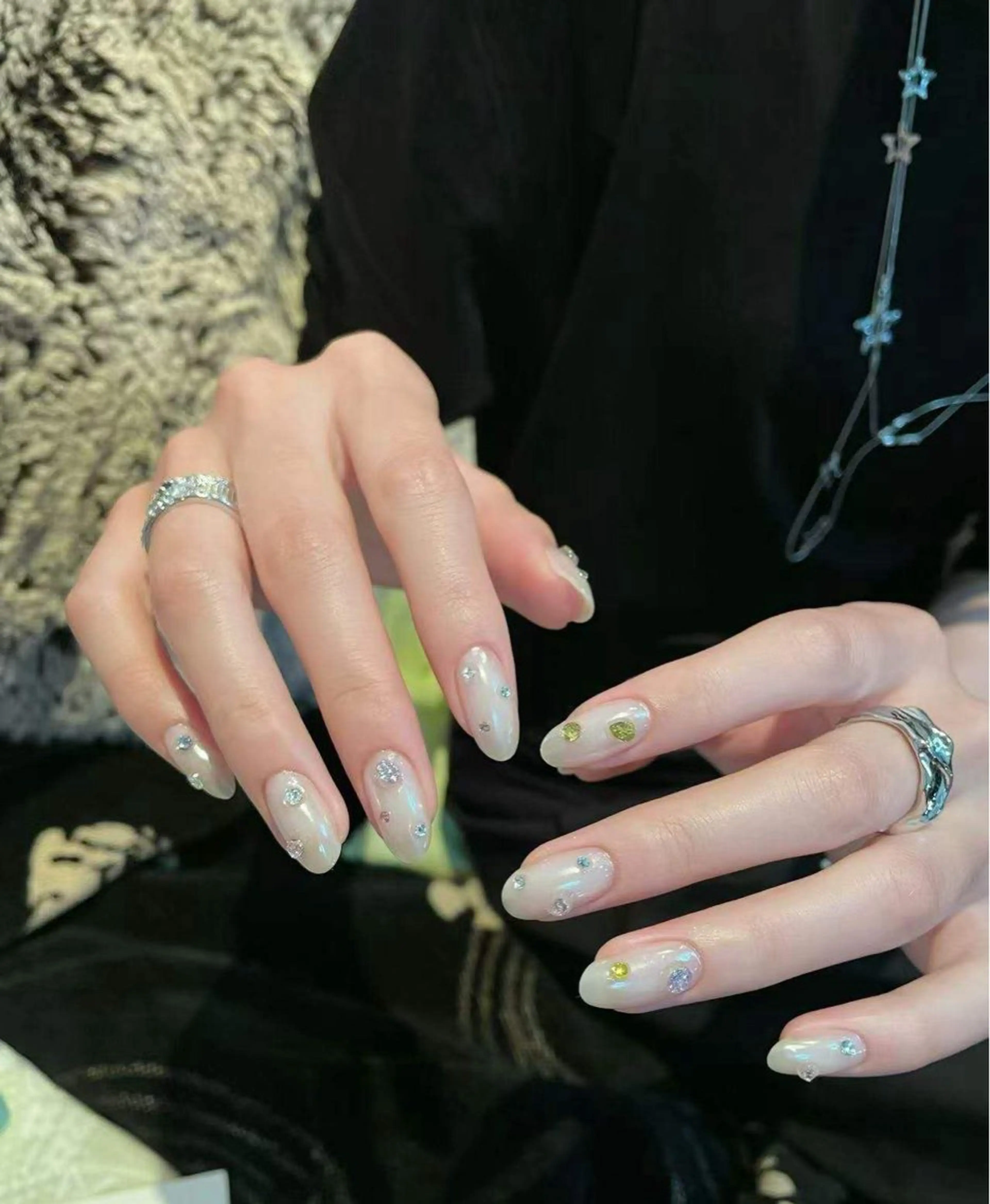 ネイル オーロラネイル フラワーネイル フットネイル フレンチネイル ジェルネイル ハンドネイル 相沢 さやかのネイルデザイン