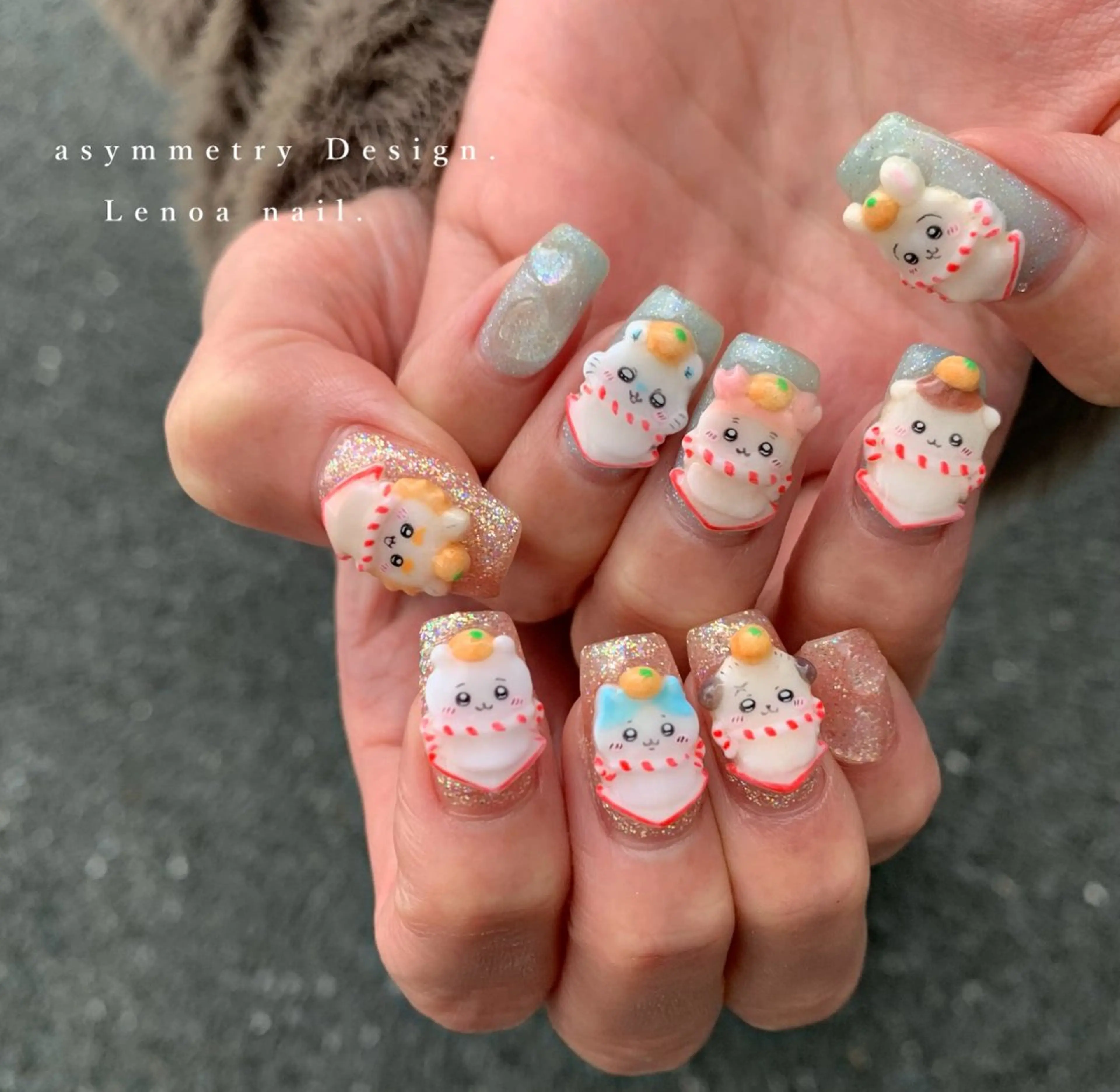 ネイル アートネイル 持ち込み nailsalon Lenoaのネイルデザイン