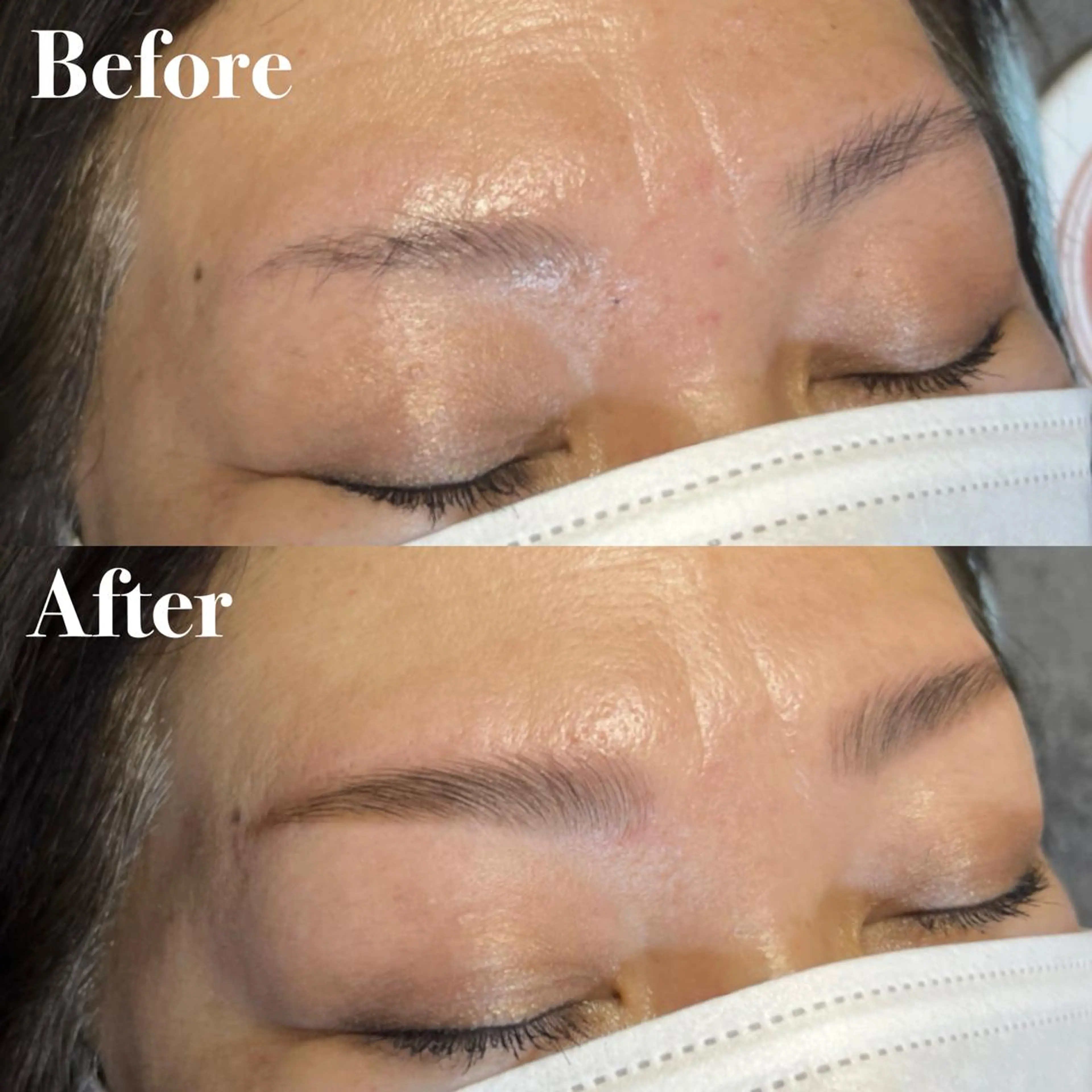 アイブロウ ハリウッドブロウリフト 眉毛と韓国肌質改善 サロン　和泉府中のエステ・リラクイメージ