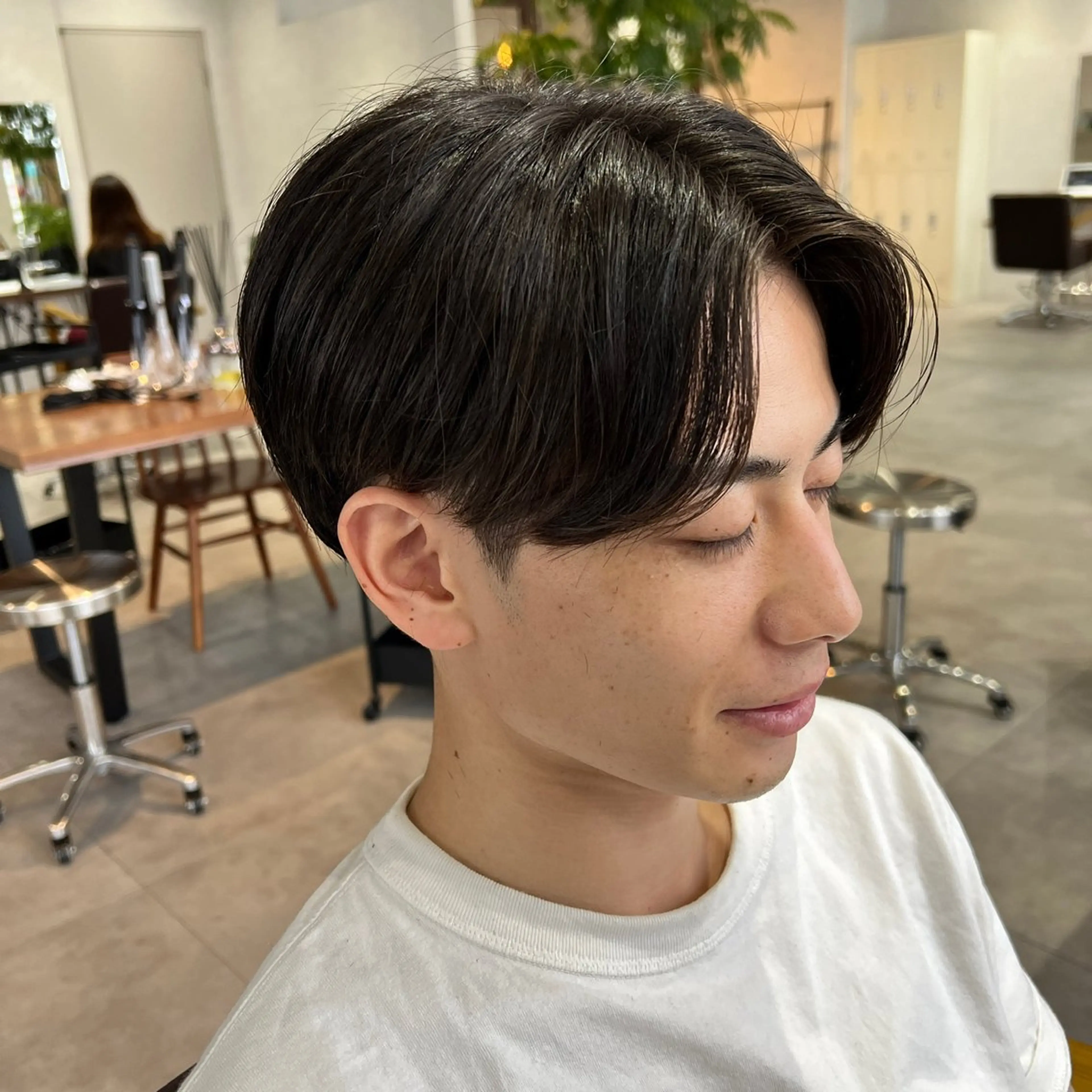 【平日新規限定 縮毛矯正】【メンズ限定】曲がる縮毛矯正+メンズカットの写真