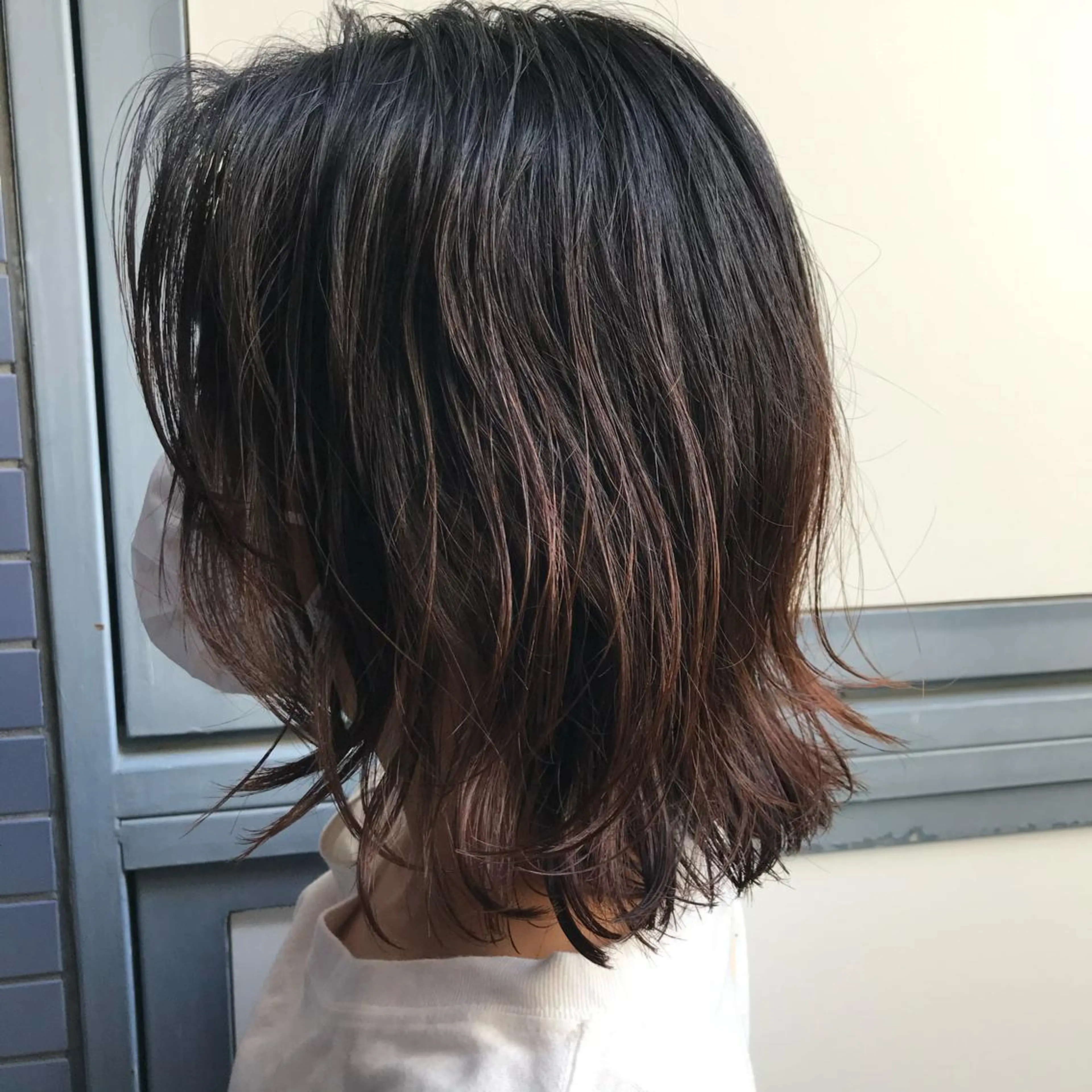 ミディアム カラー パーマ ミディアムパーマ ブラウンカラー チョコレートブラウン ニュアンスパーマ depart 表参道所属・<<副店長>>小島 翔一郎のヘアスタイル