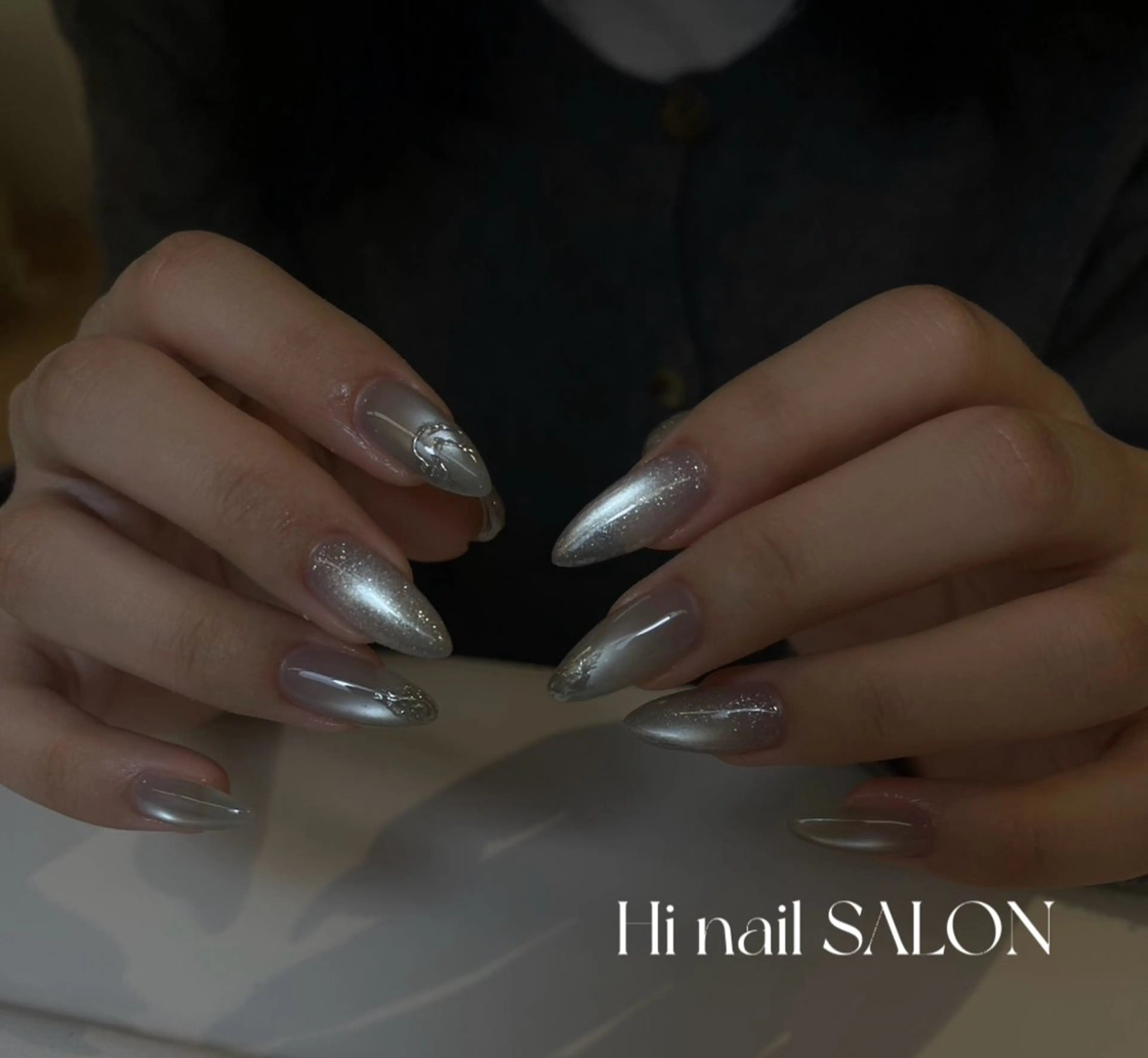 ネイル チークネイル フラッシュネイル フレンチネイル キラキラネイル 韓国ネイル ハンドネイル Hi nail 【ハイネイル】池袋のネイルデザイン