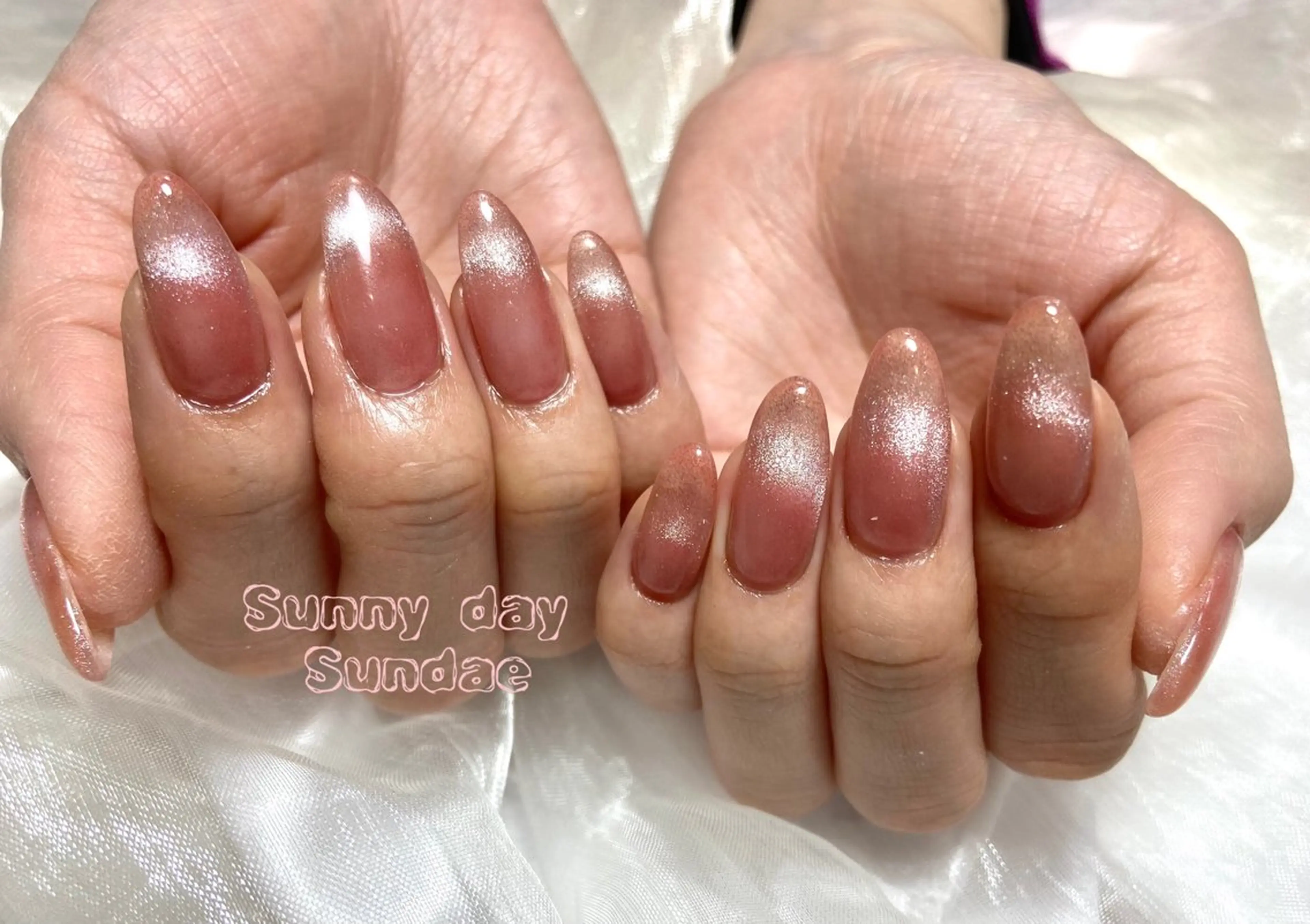 ネイル ジェルネイル マグネットネイル パラジェル ハンドネイル mako 🌷のネイルデザイン