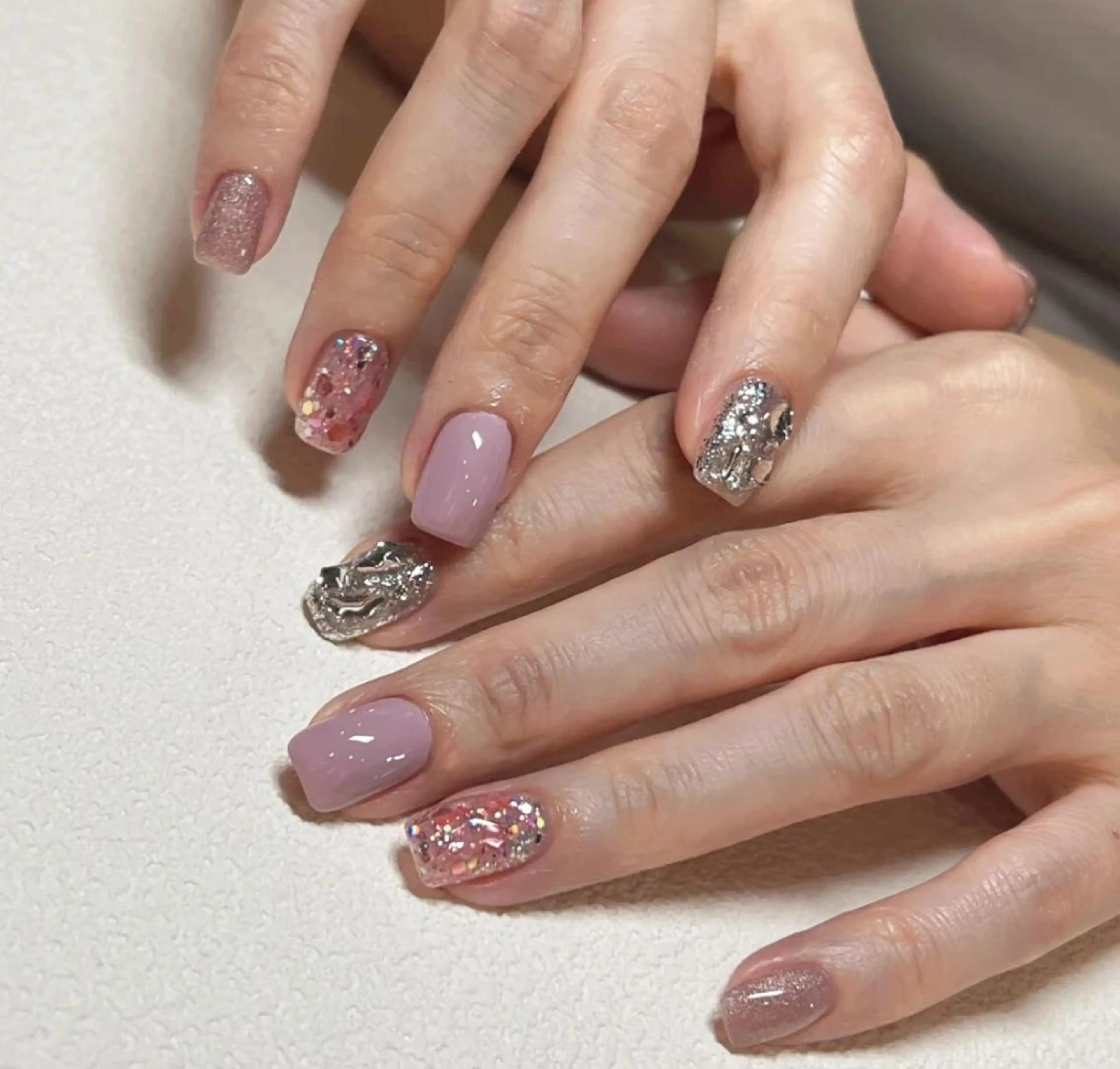 ネイル シンプルネイル Queen's ゆなのネイルデザイン