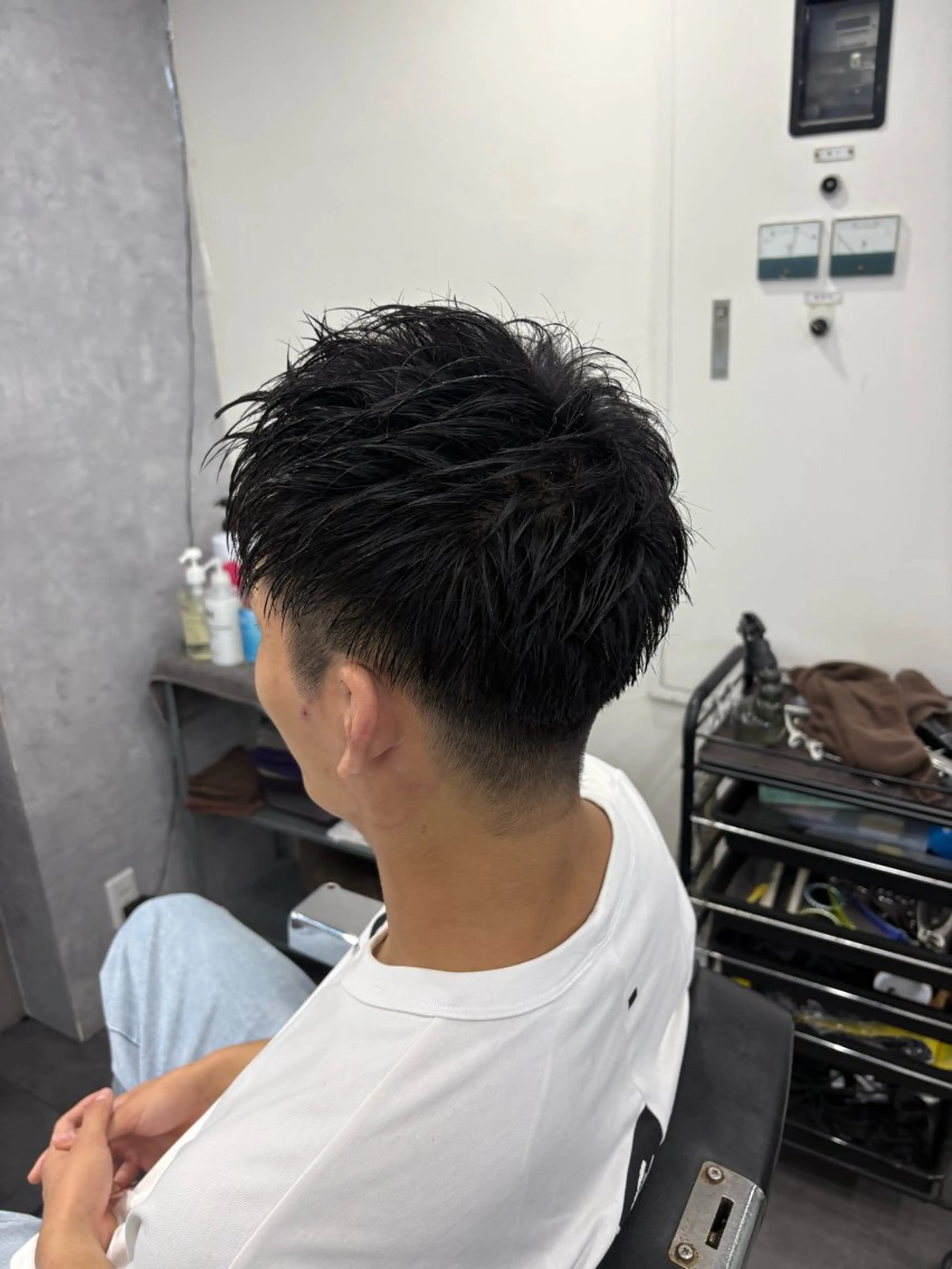ショート メンズ カット CUCUMBER所属・本間 颯太のヘアスタイル