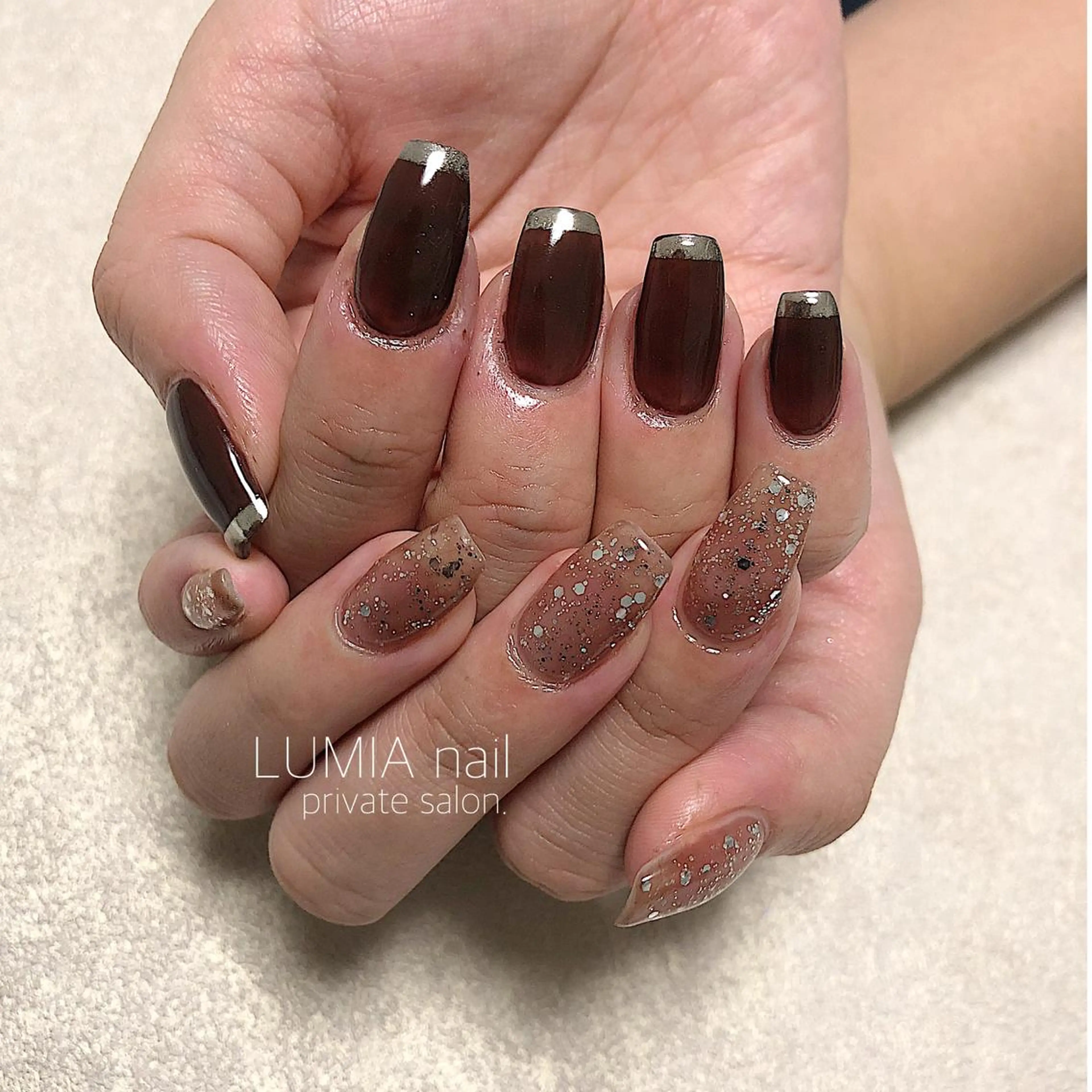 ネイル nail&eyelash Rine所属・Rine 放出 (リネ)のネイルデザイン