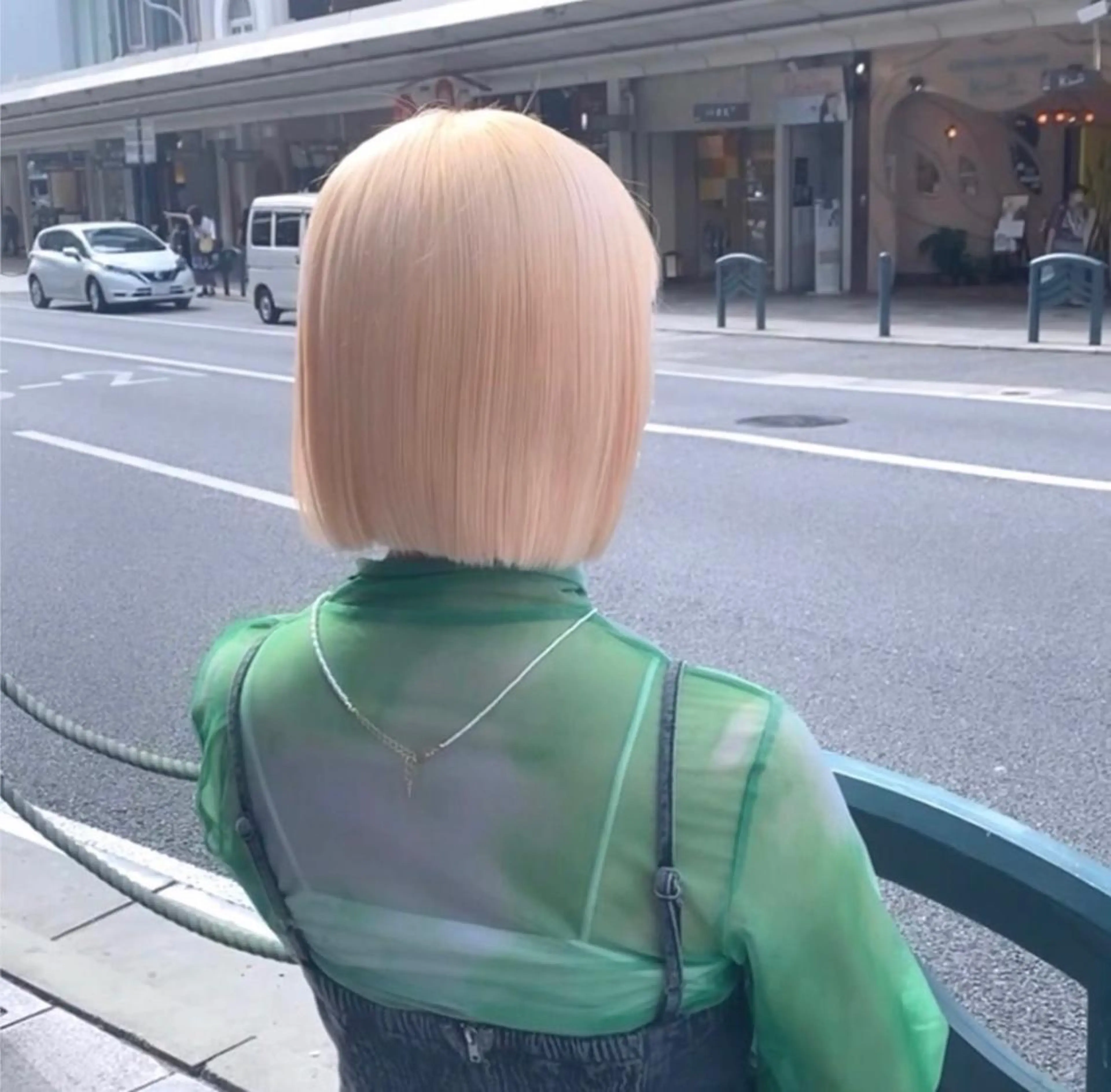 ミディアム ヘアカラー Selene hair OSAKAのヘアスタイル