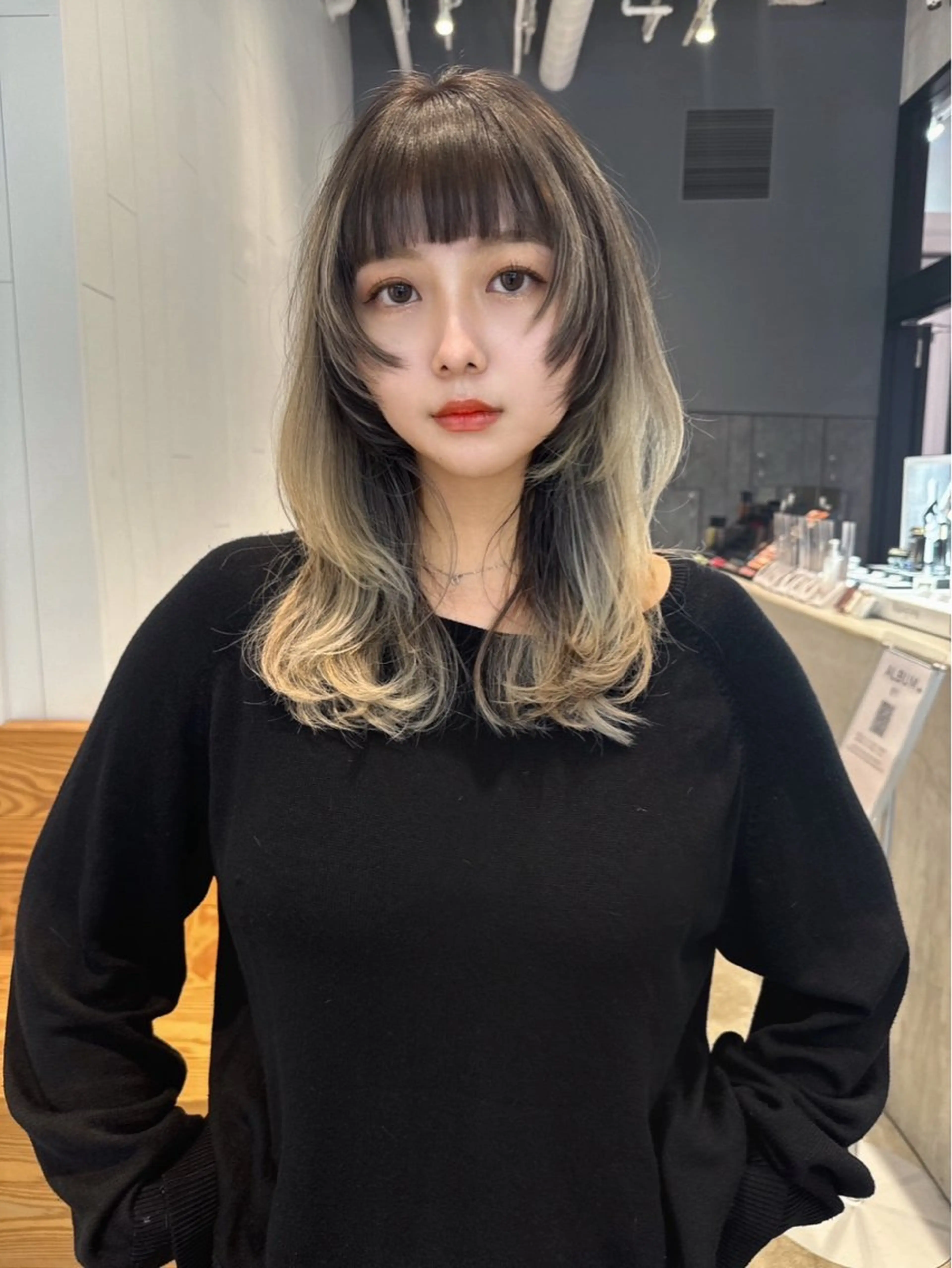 ロング 金丸 弘大✨のヘアスタイル