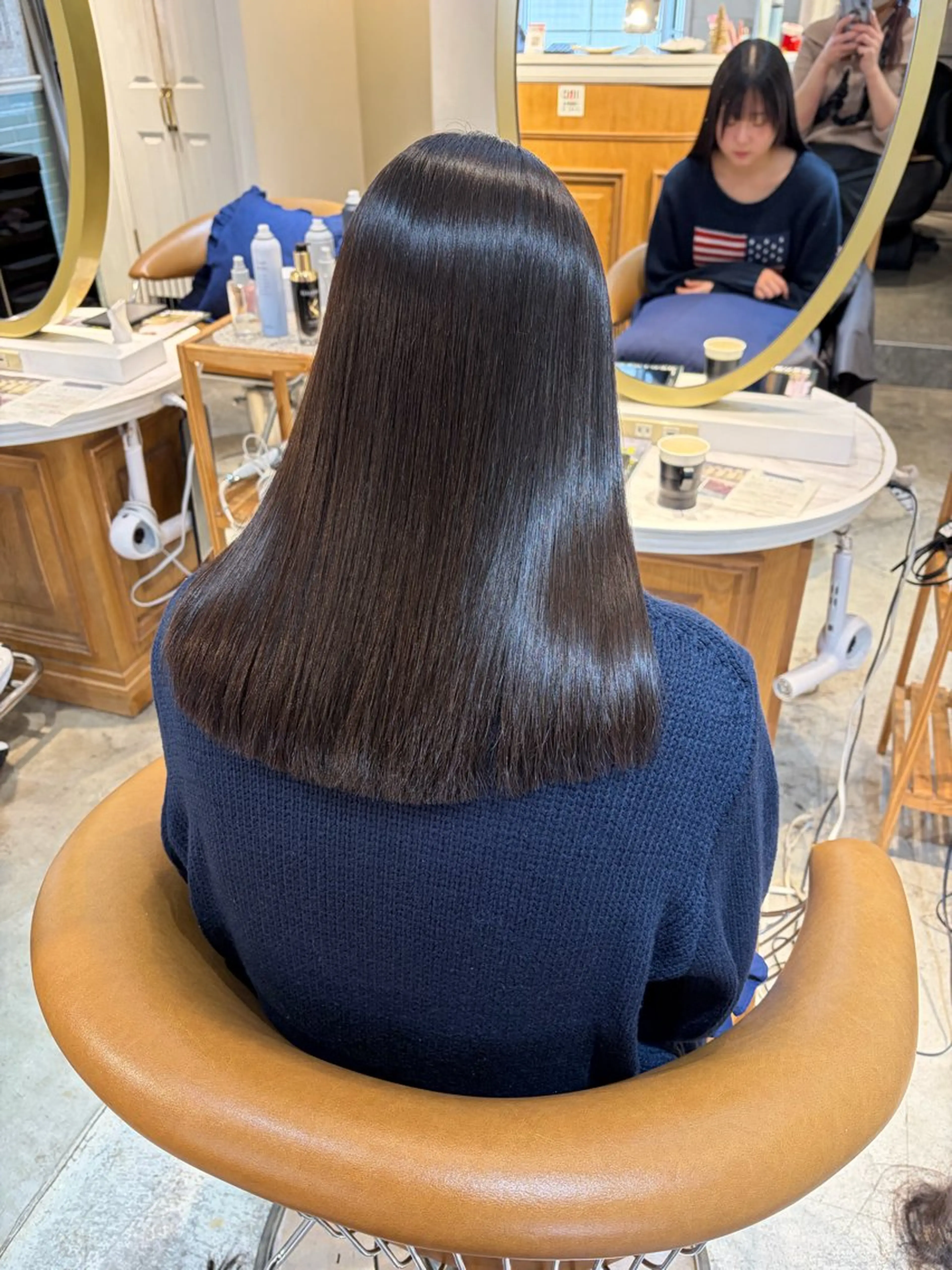 ロング 髪質改善 縮毛矯正 カット ヘアカラー トリートメント ヘアセット 髪質改善/ボブ /韓国/erikoのヘアスタイル