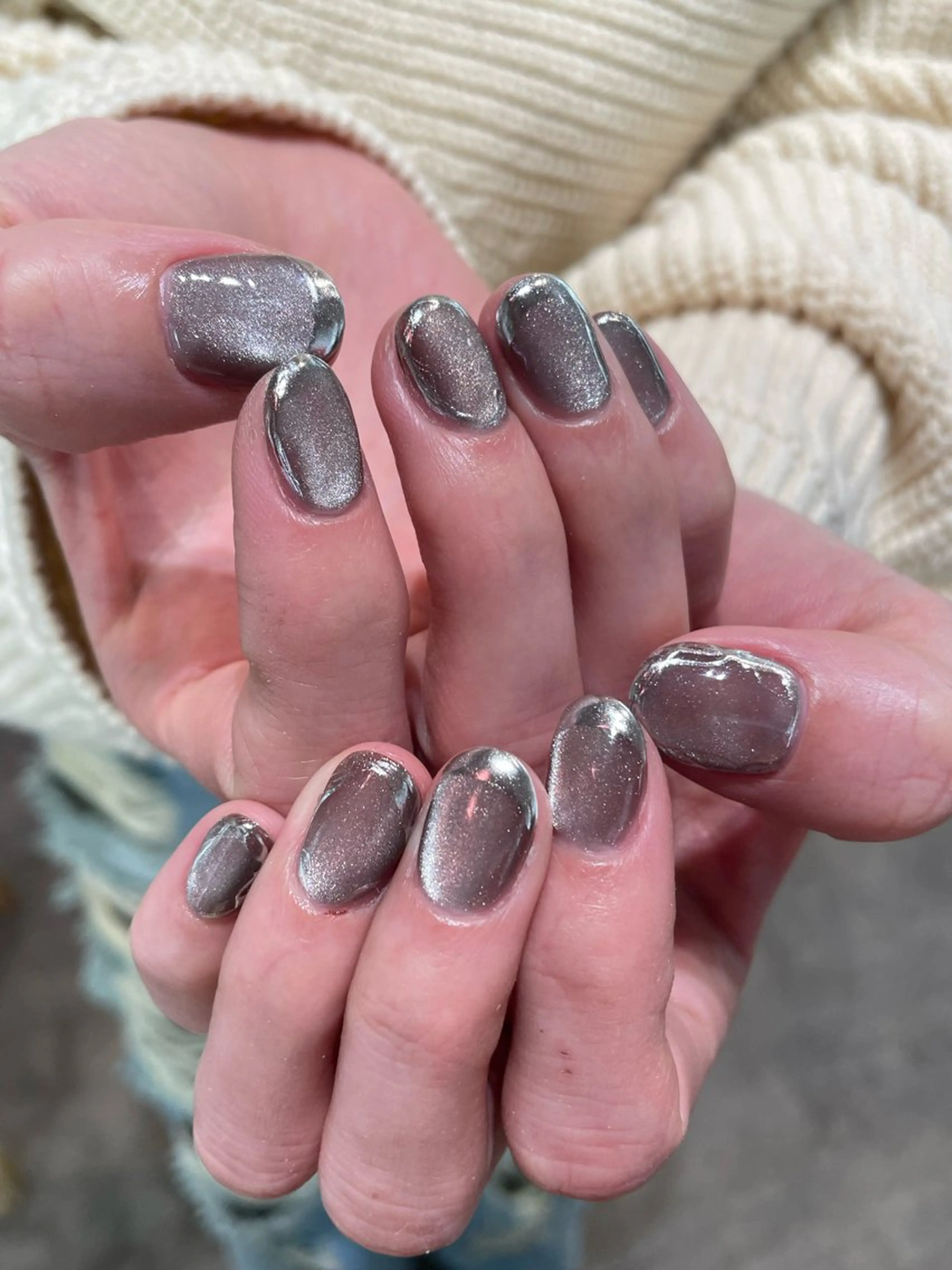 ネイル ハンドネイル ナチュラル透明感🌱 小山美樹子のヘアスタイル