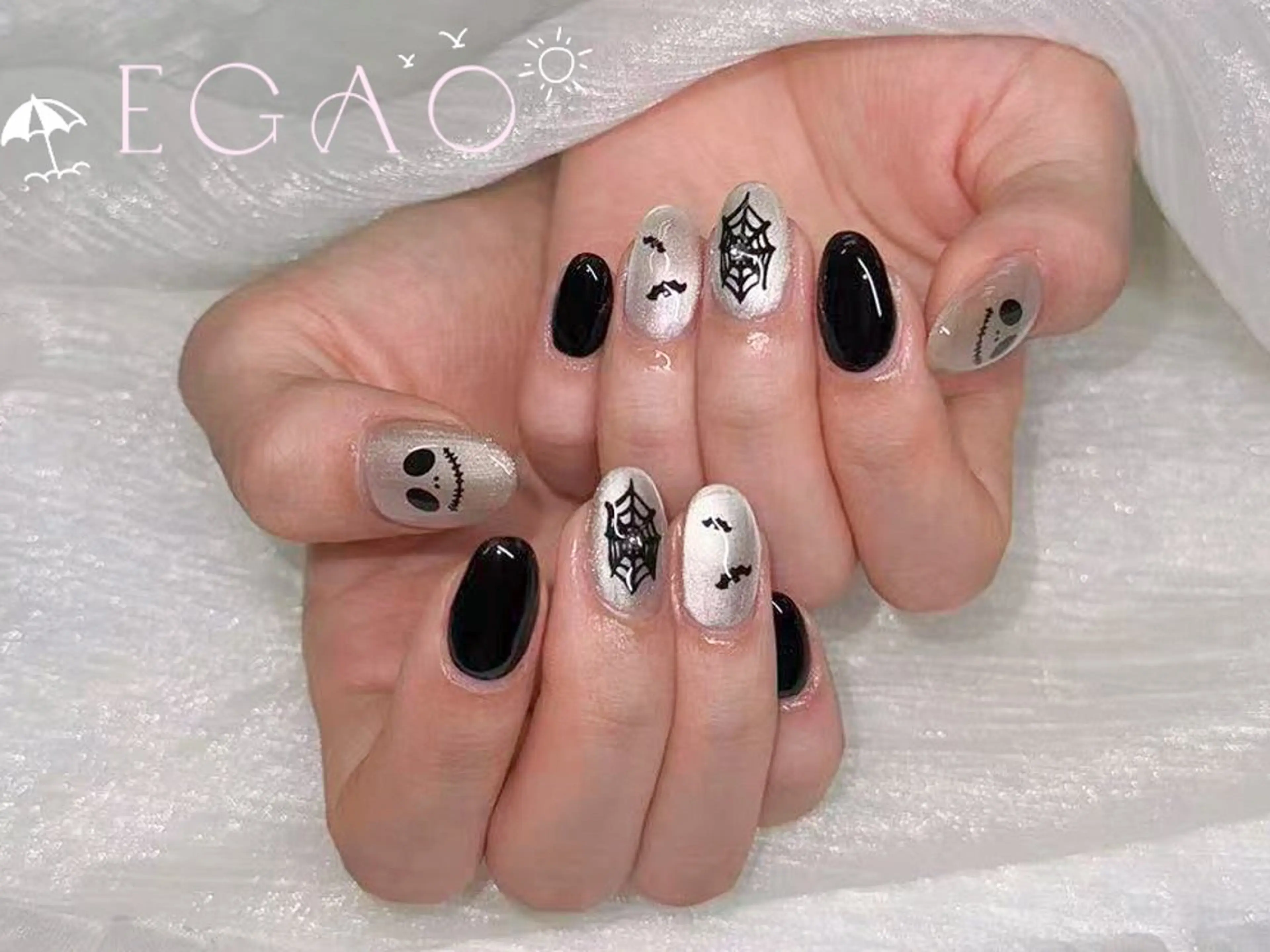 ネイル アートネイル フットネイル フレンチネイル ジェルネイル グラデーション ハンドネイル Egao Nail Salonのネイルデザイン