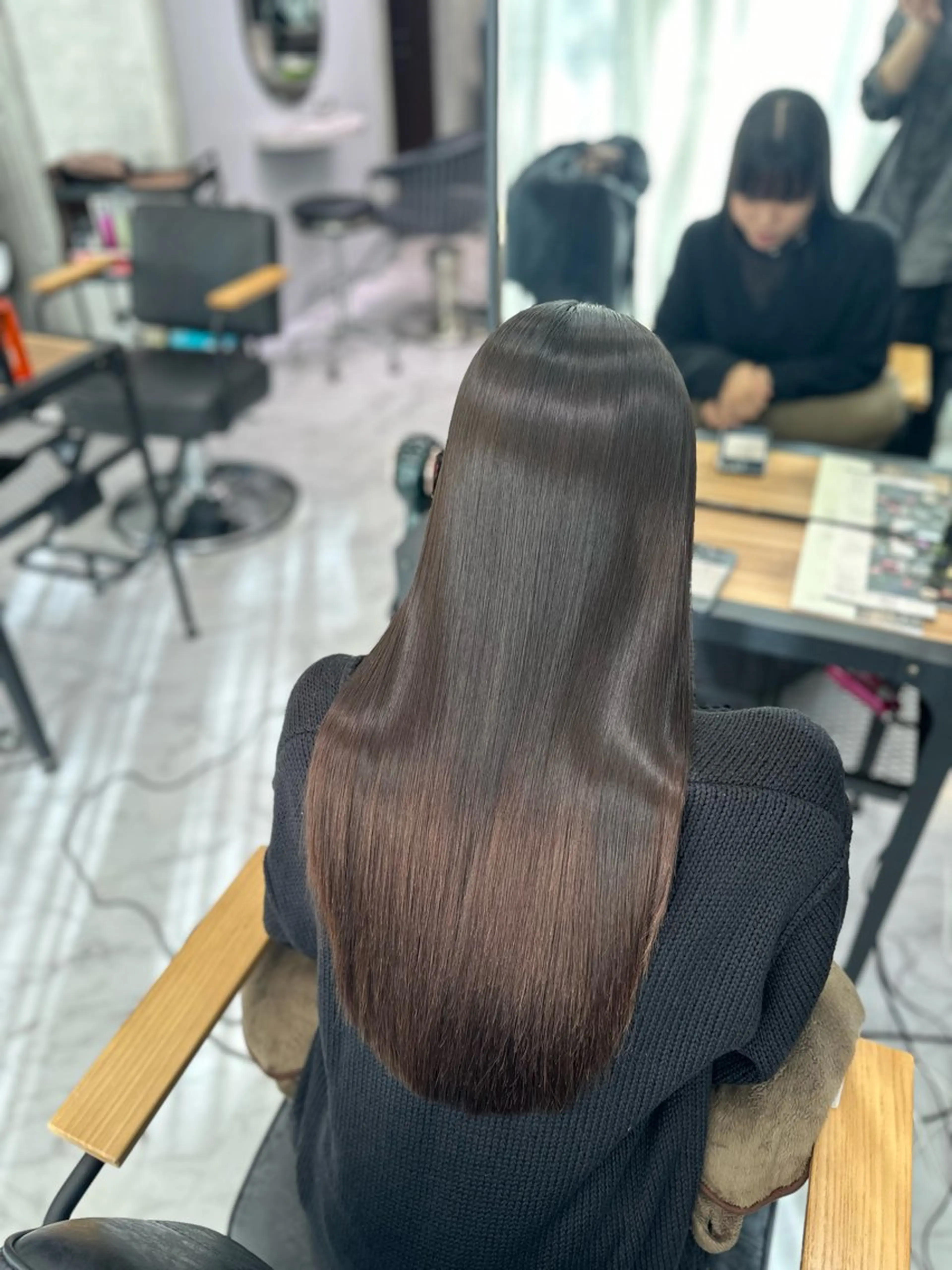 ロング 縮毛矯正 トリートメント RAF TOKYO 2nd所属・美髪矯正/髪質改善/ ヒロムのヘアスタイル