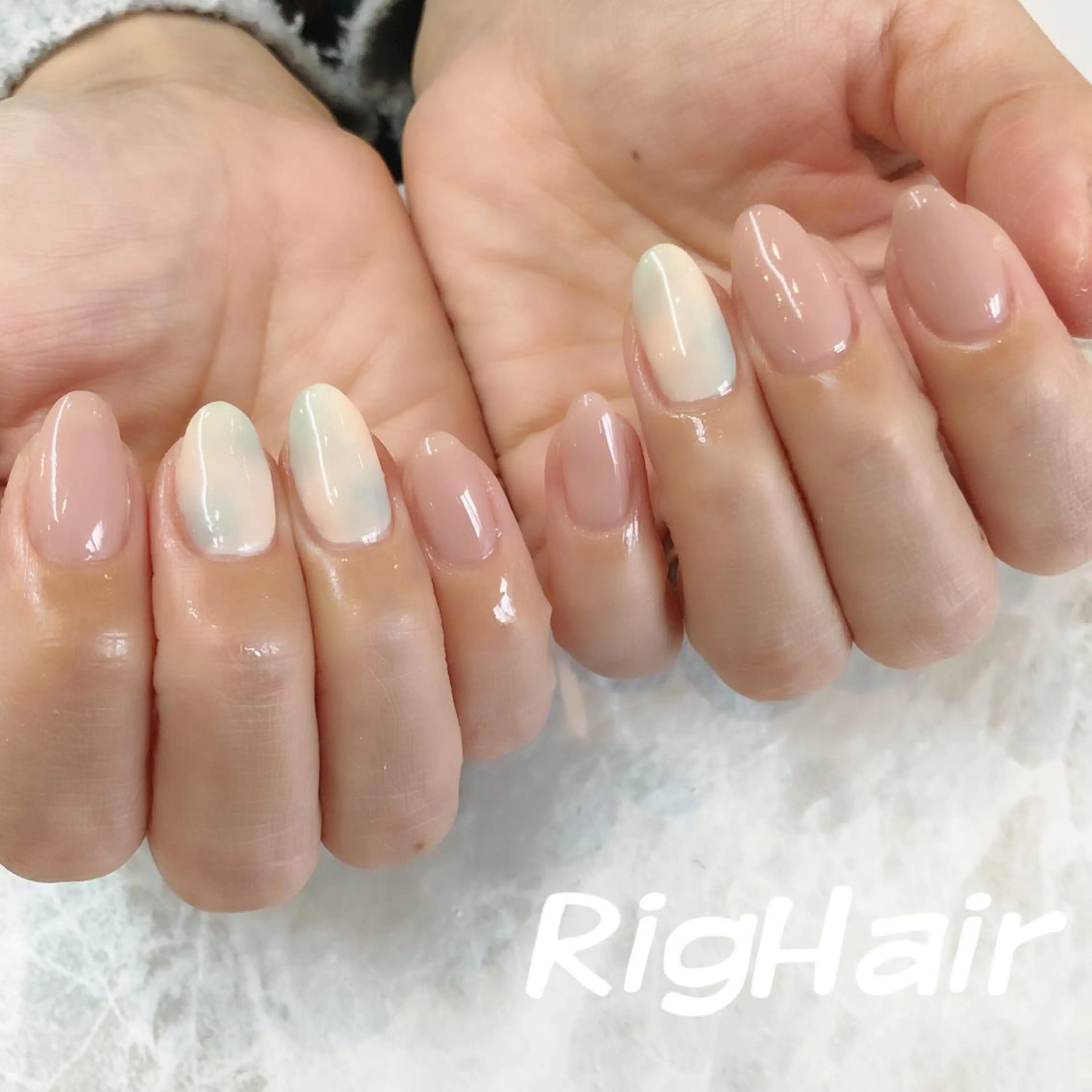 ネイル アートネイル ワンカラーネイル RigHair所属・RigHair MIZUHOのネイルデザイン