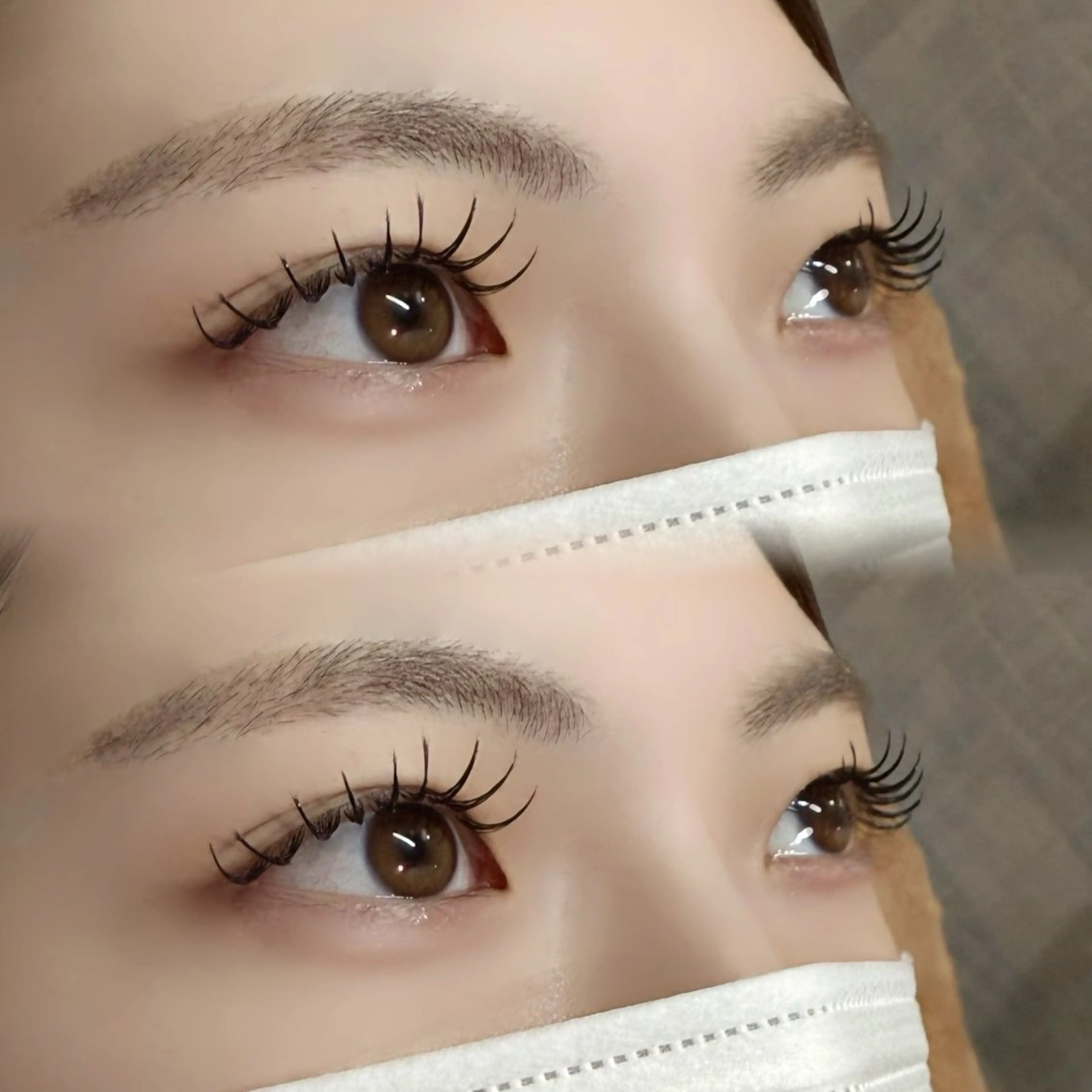 マツエク・マツパ Cカール フラットラッシュ Lunella RENAのマツエク・マツパデザイン