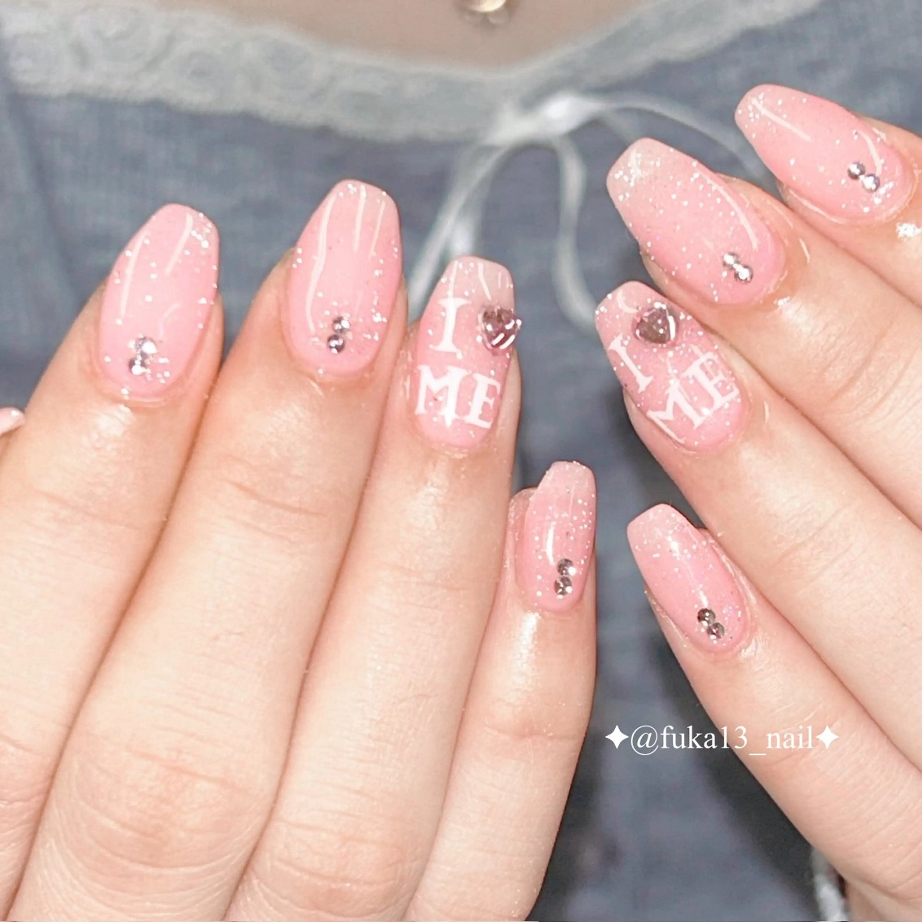 ネイル フラッシュネイル ハート シンプルネイル ハンドネイル ネイルサロンAnela【アネラ】所属・Nail♡Fuka. /1月予約受付中のネイルデザイン