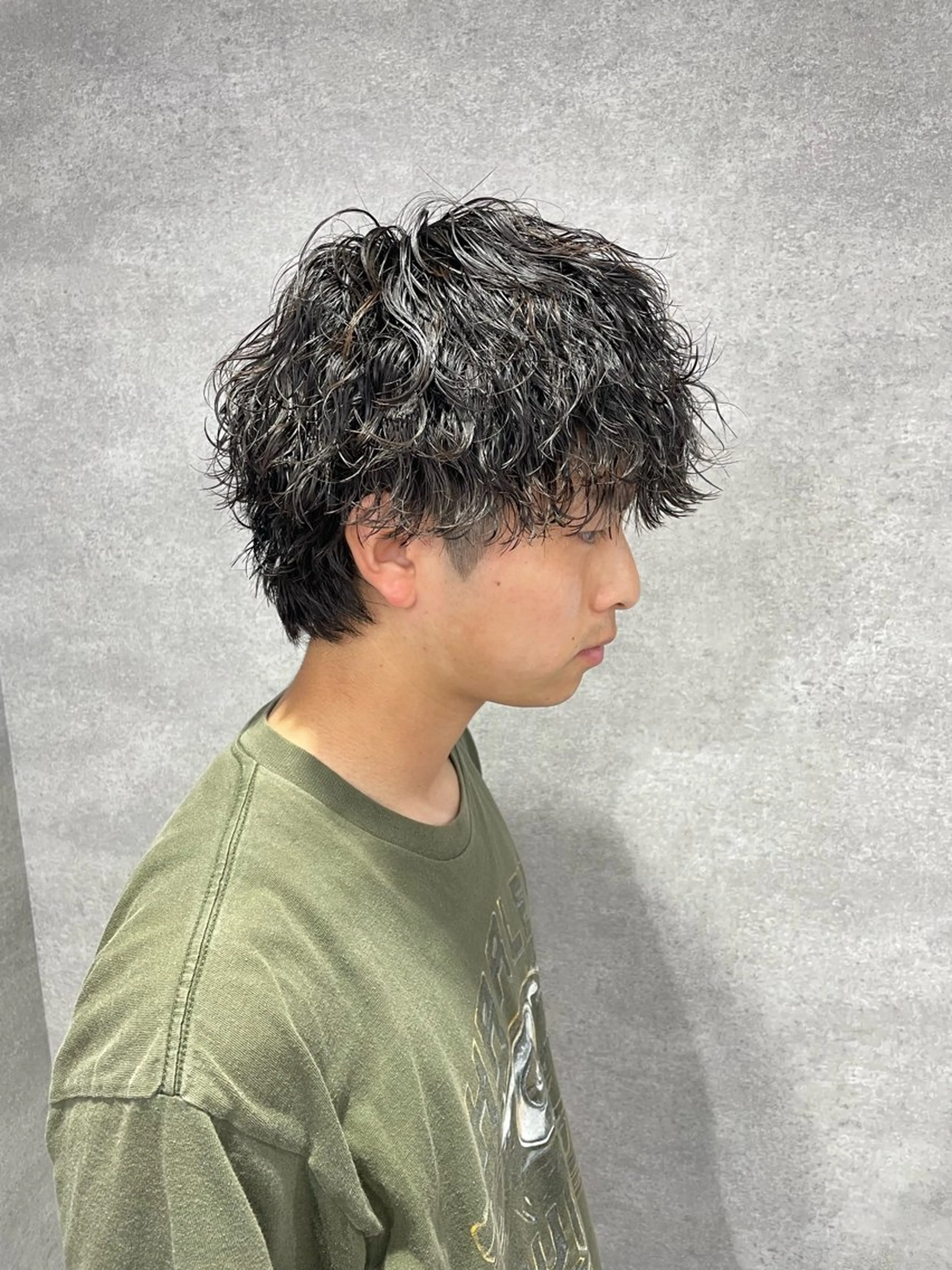 パーマ メンズ カット パーマ トリートメント ヘッドスパ ヘアセット イケメン製造機 🔥上原沙羅🔥のヘアスタイル