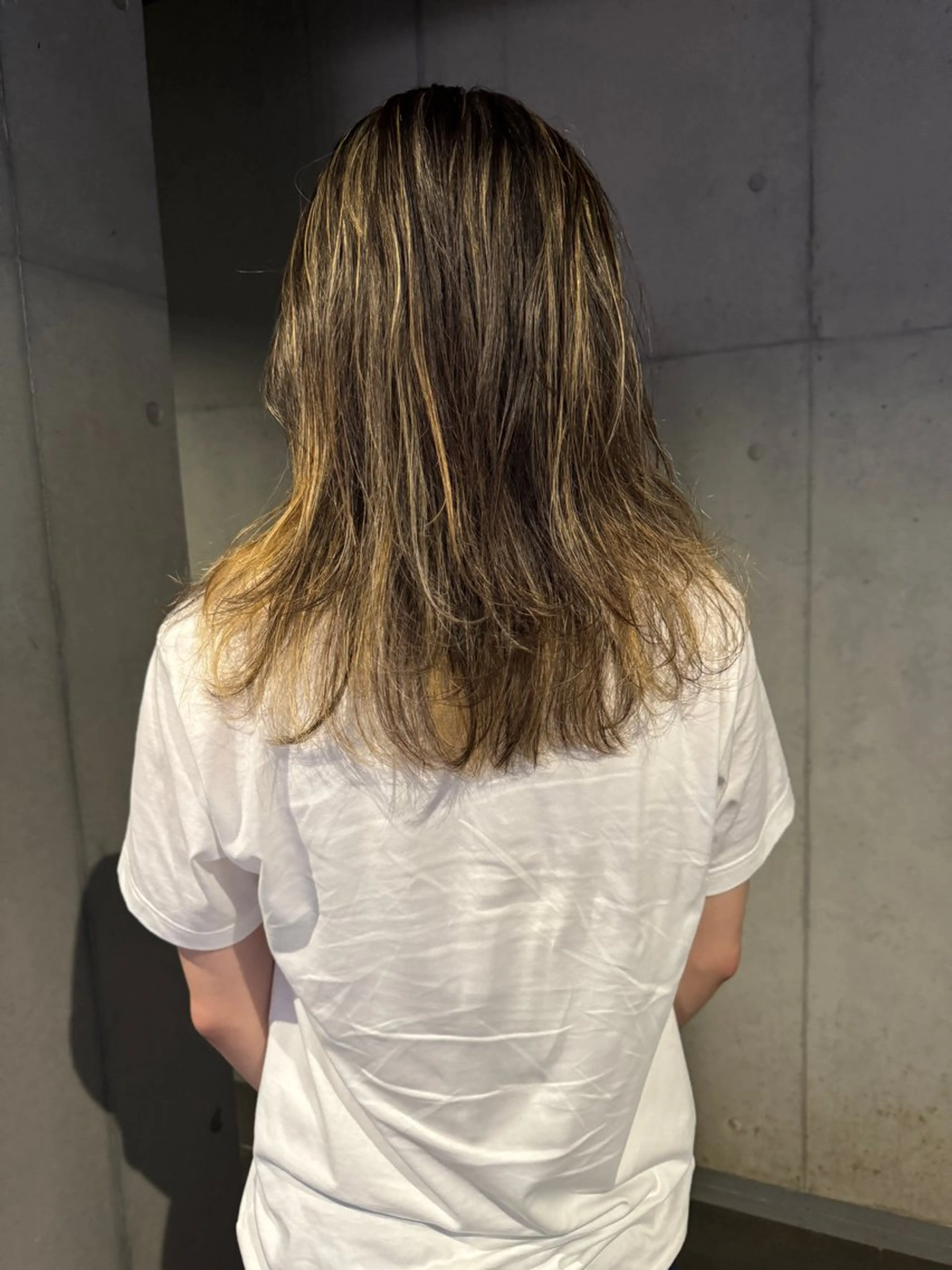 ロング だいち/ハイトーン/ デザインカラーのヘアスタイル