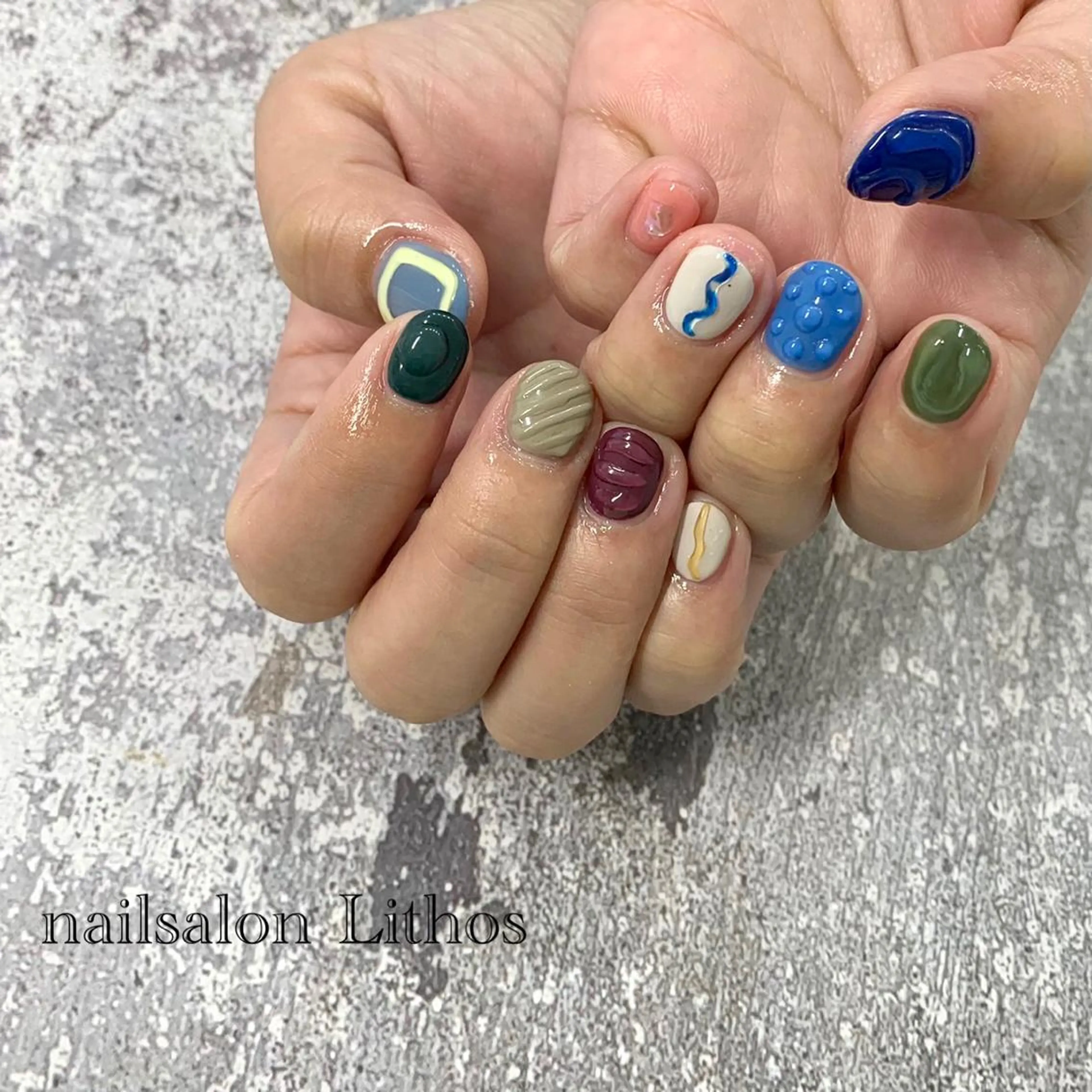 ネイル ハンドネイル nailsalon Lithos所属・nailsalon Recontreのネイルデザイン