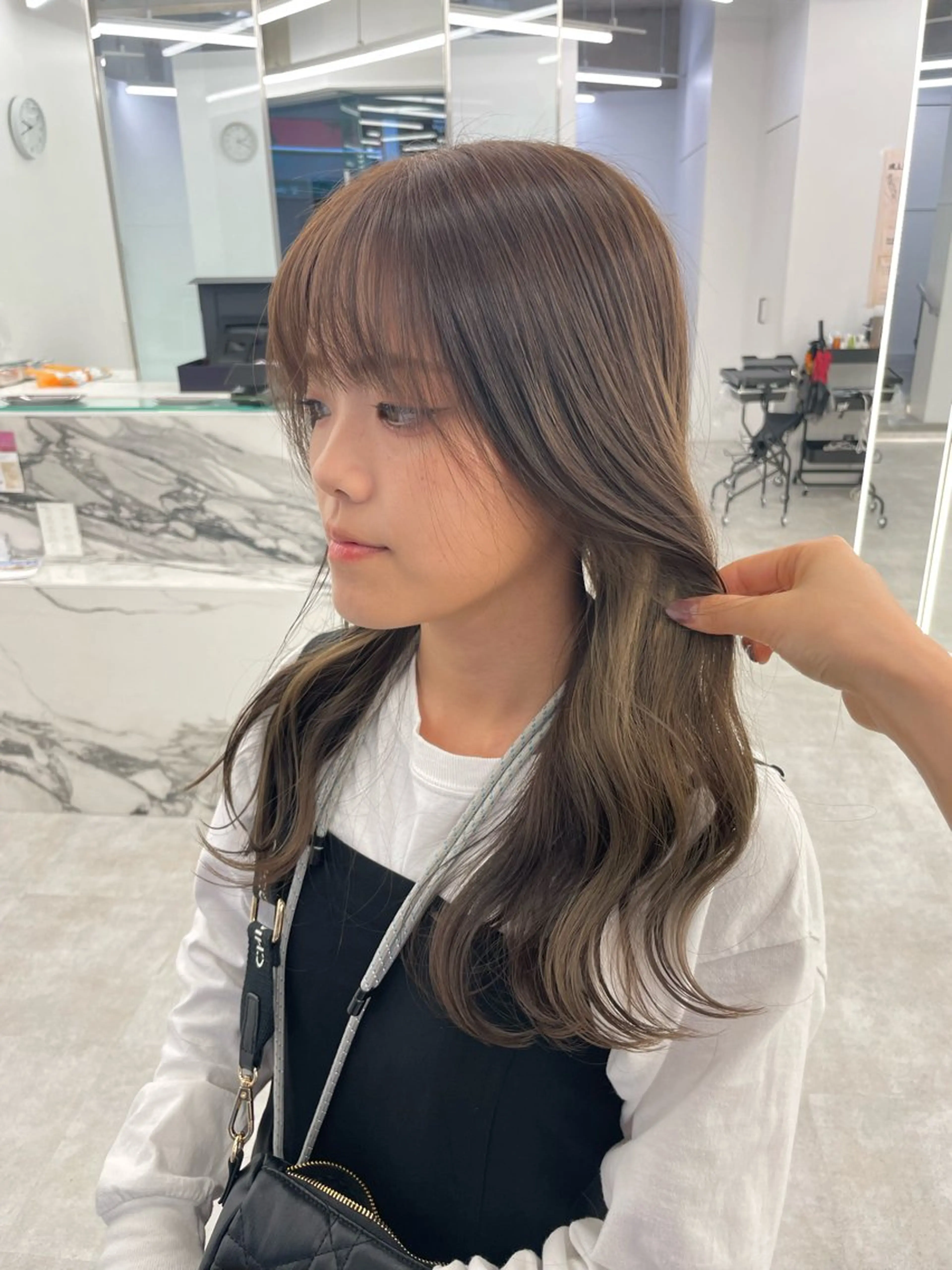 ロング カラー ヘアアレンジ カット ヘアカラー 【Sweep】おじま のぞみのヘアスタイル