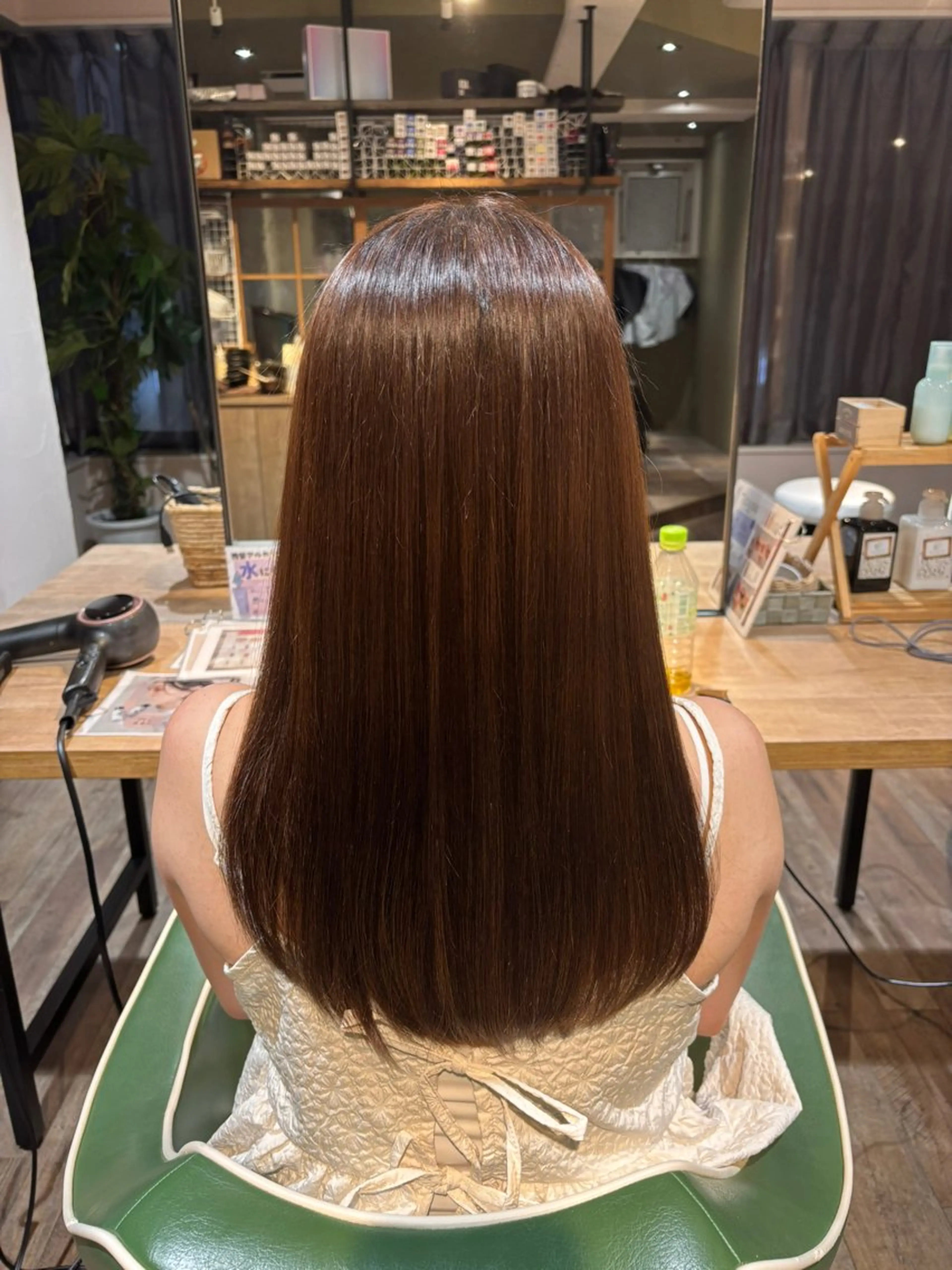 ロング カラー 縮毛矯正 渡邊 陽大のヘアスタイル