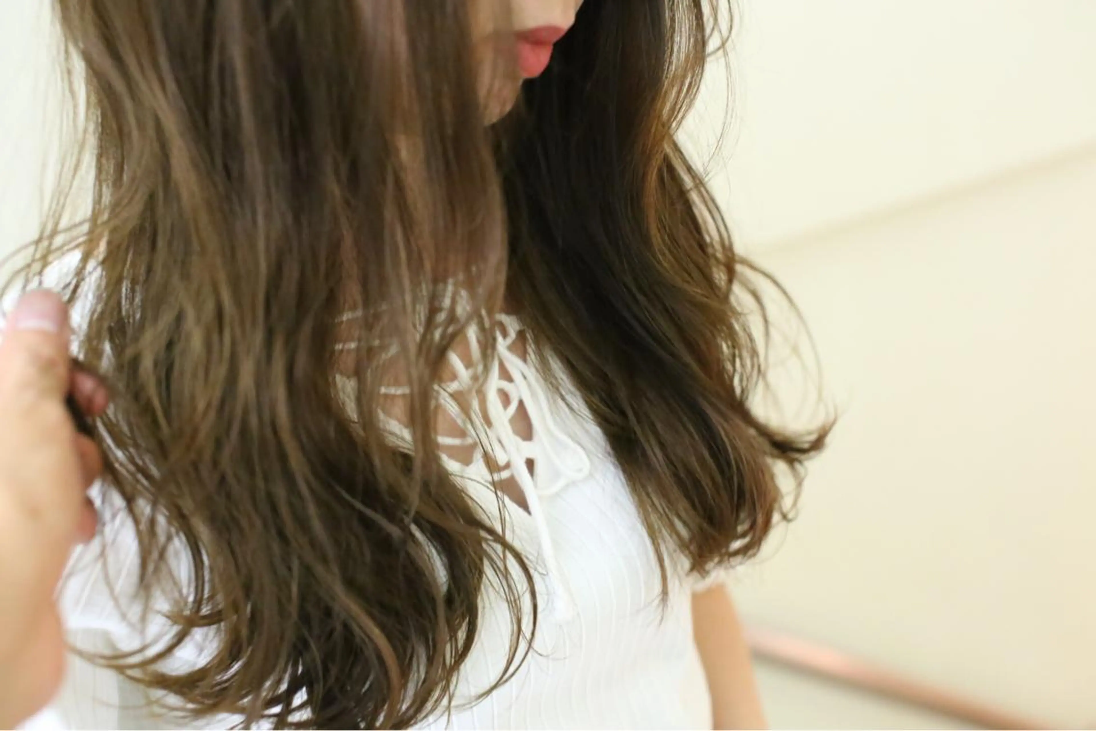 ロング カラー 加藤 利基のヘアスタイル