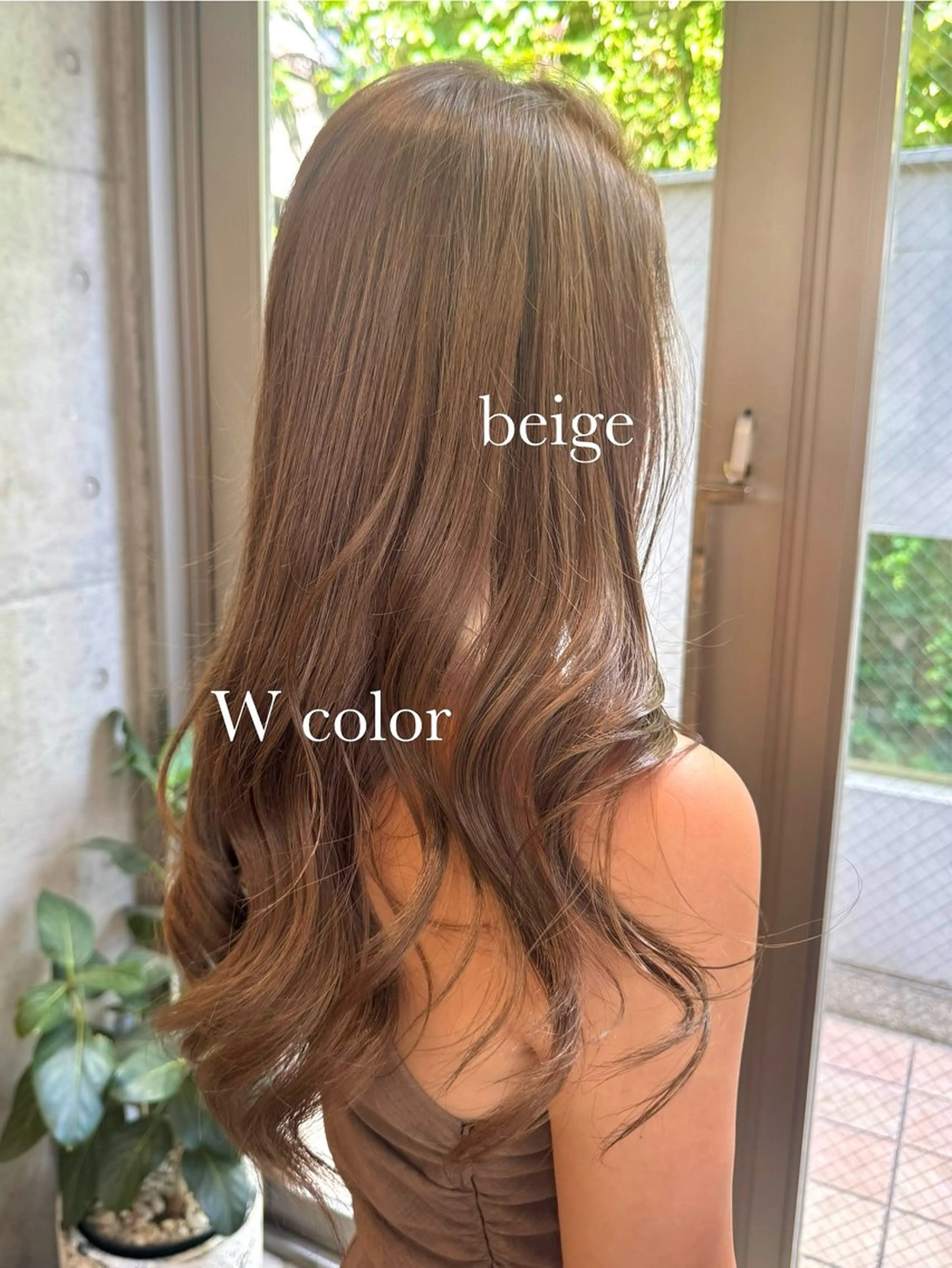 ロング カラー ヘアカラー 🫧髪質改善/Wカラ ー 暖色 🌸桜🌸のヘアスタイル