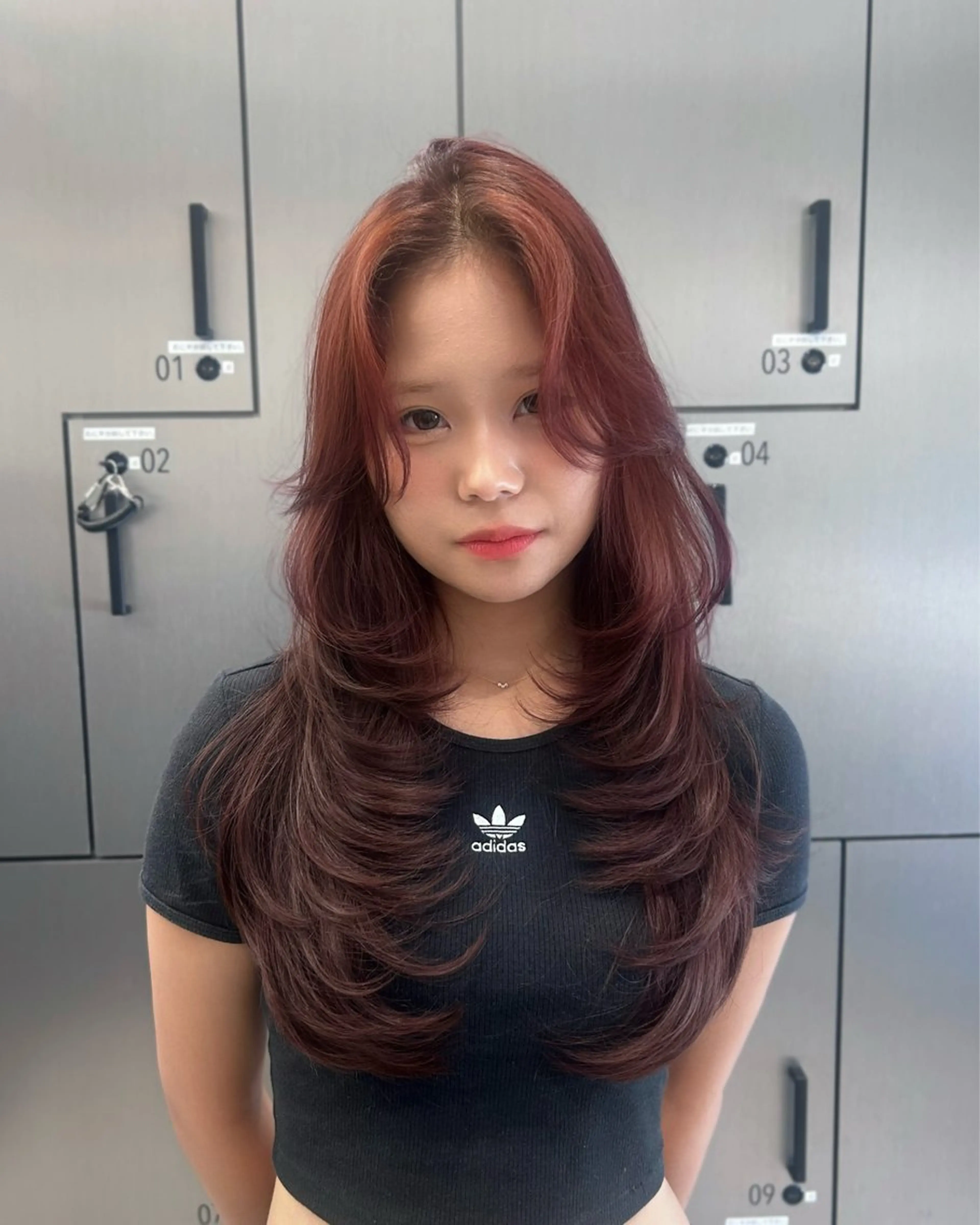 ロング レイヤーカット カット ヘアカラー 大人レイヤー/艶美髪 🇺🇸TOMONAのヘアスタイル