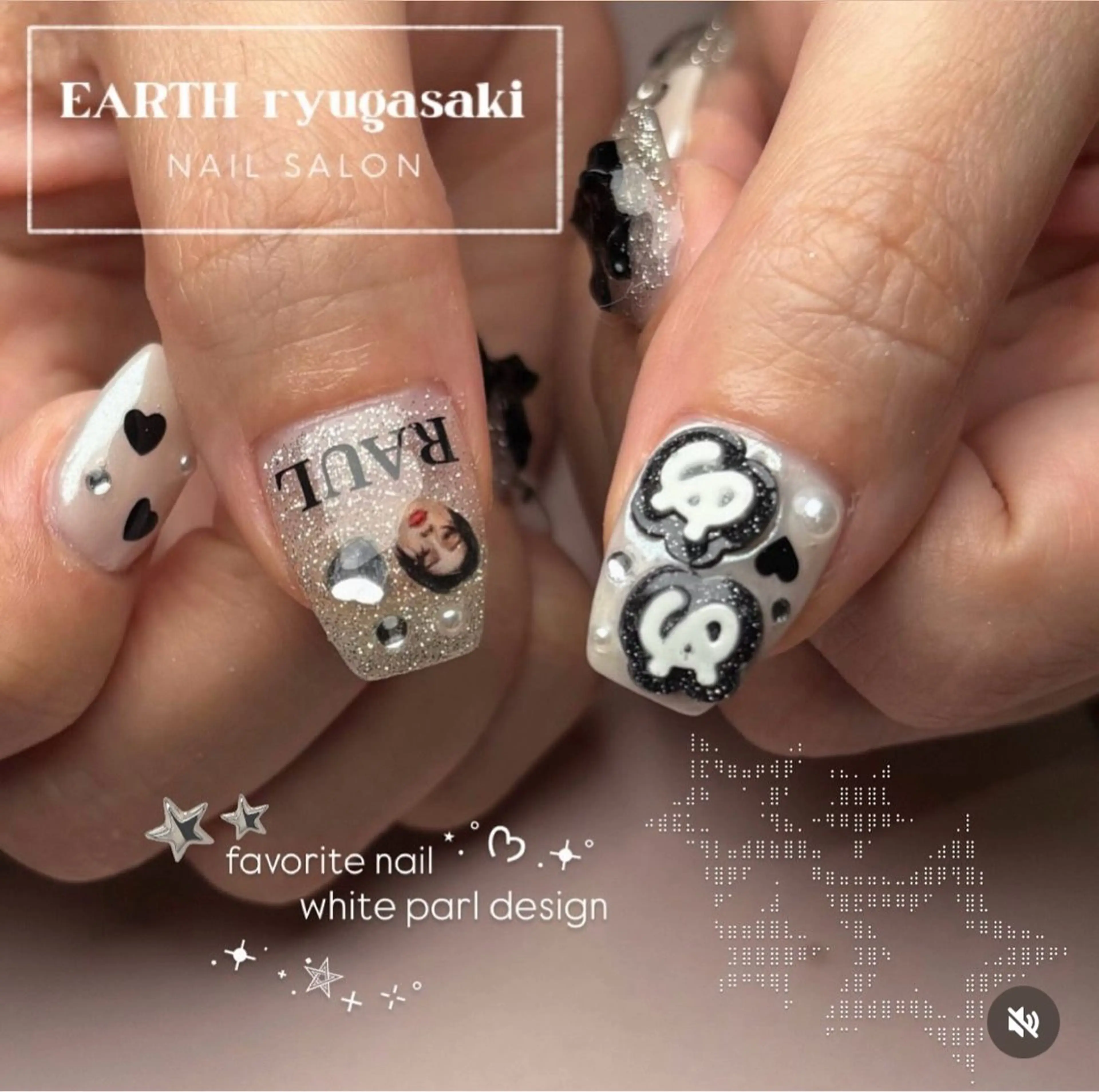 ネイル hair&make EARTH coiffure beaute 龍ケ崎店所属・tomita ayakaのネイルデザイン