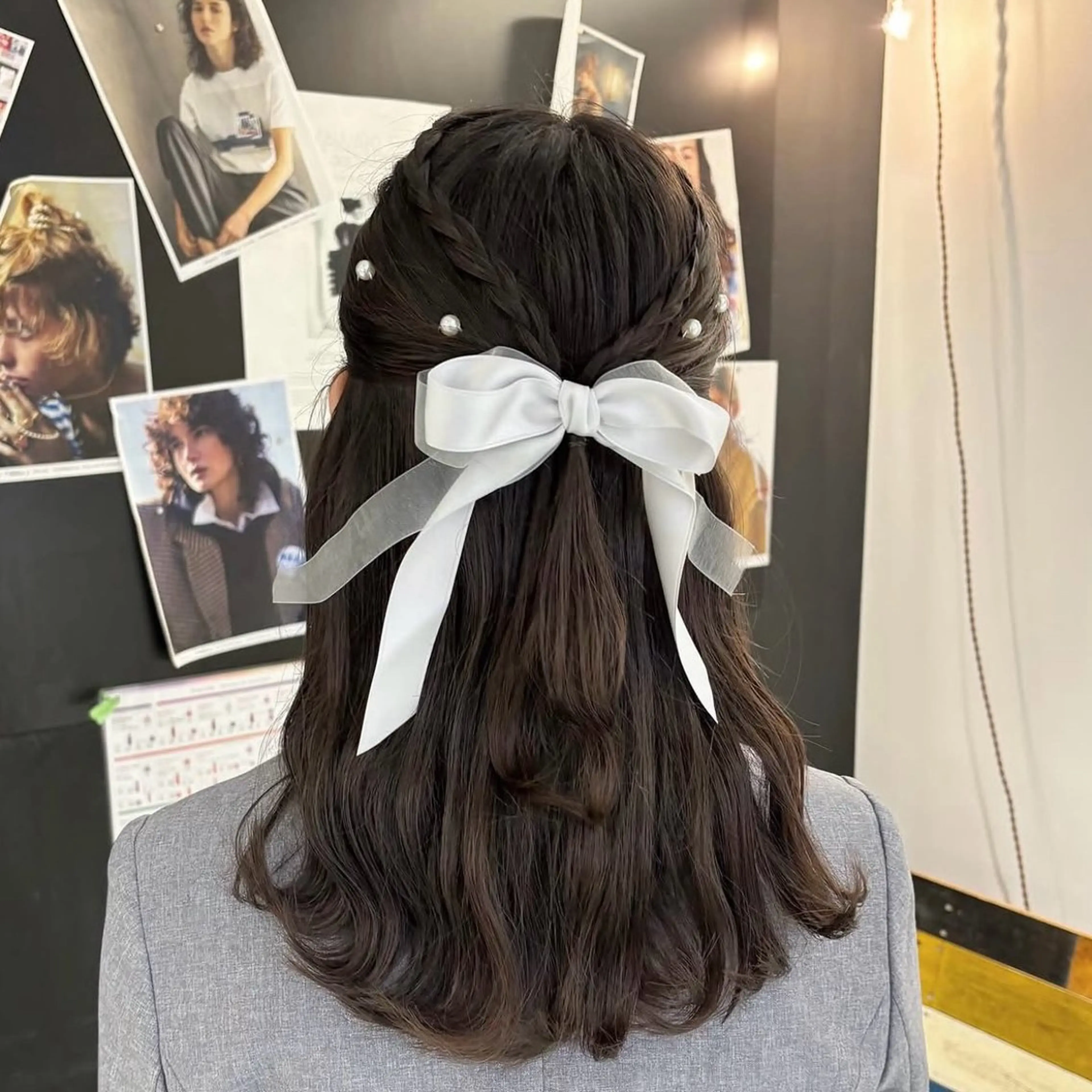 ヘアアレンジ ハーフアップ 卒業式のヘアスタイル ヘアセット 滝口詩乃🩰 〖着付け〗振袖･袴のその他イメージ