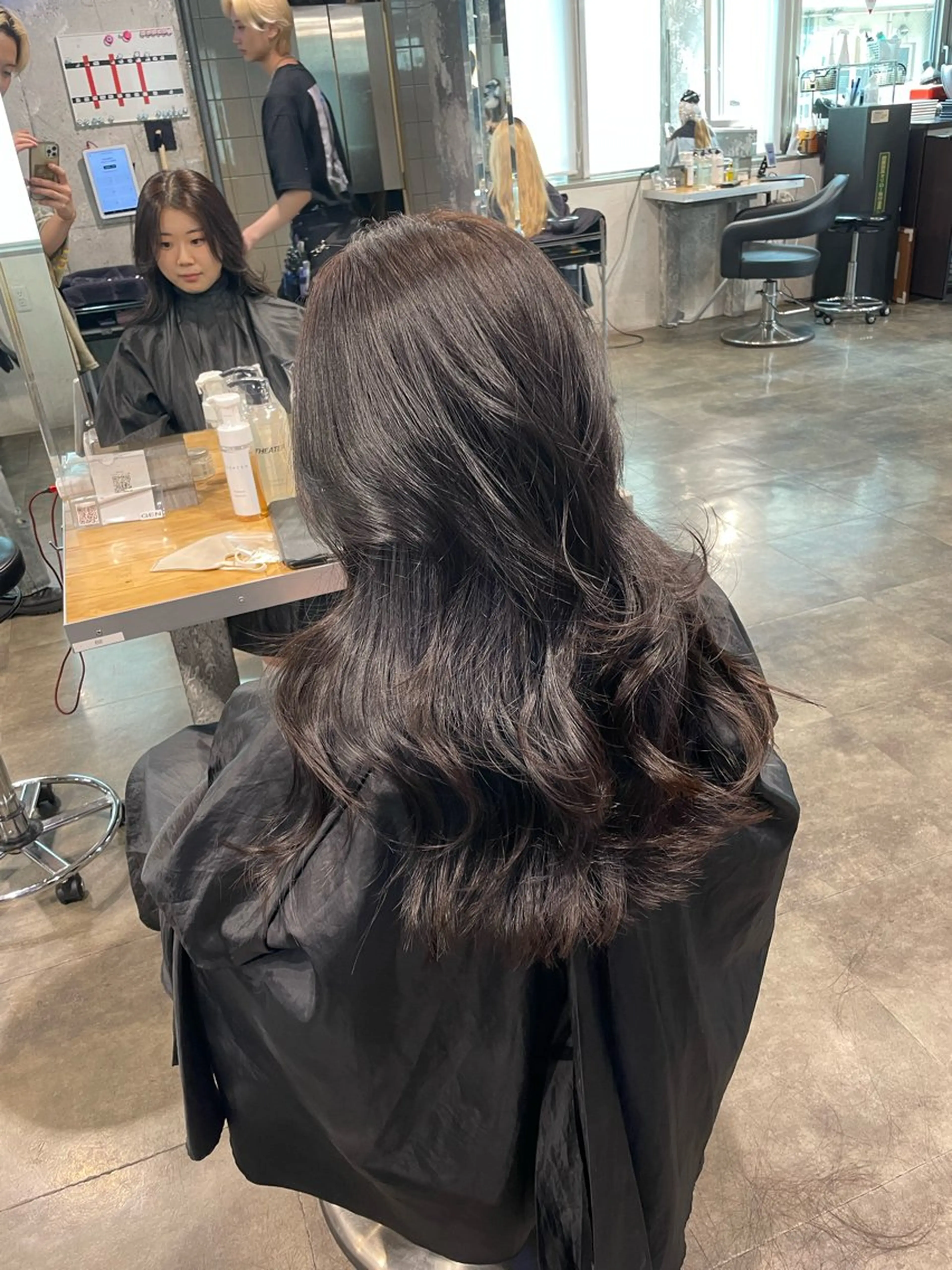 セミロング カラー 艶髪/透明感🪽 DISCO🪽のヘアスタイル