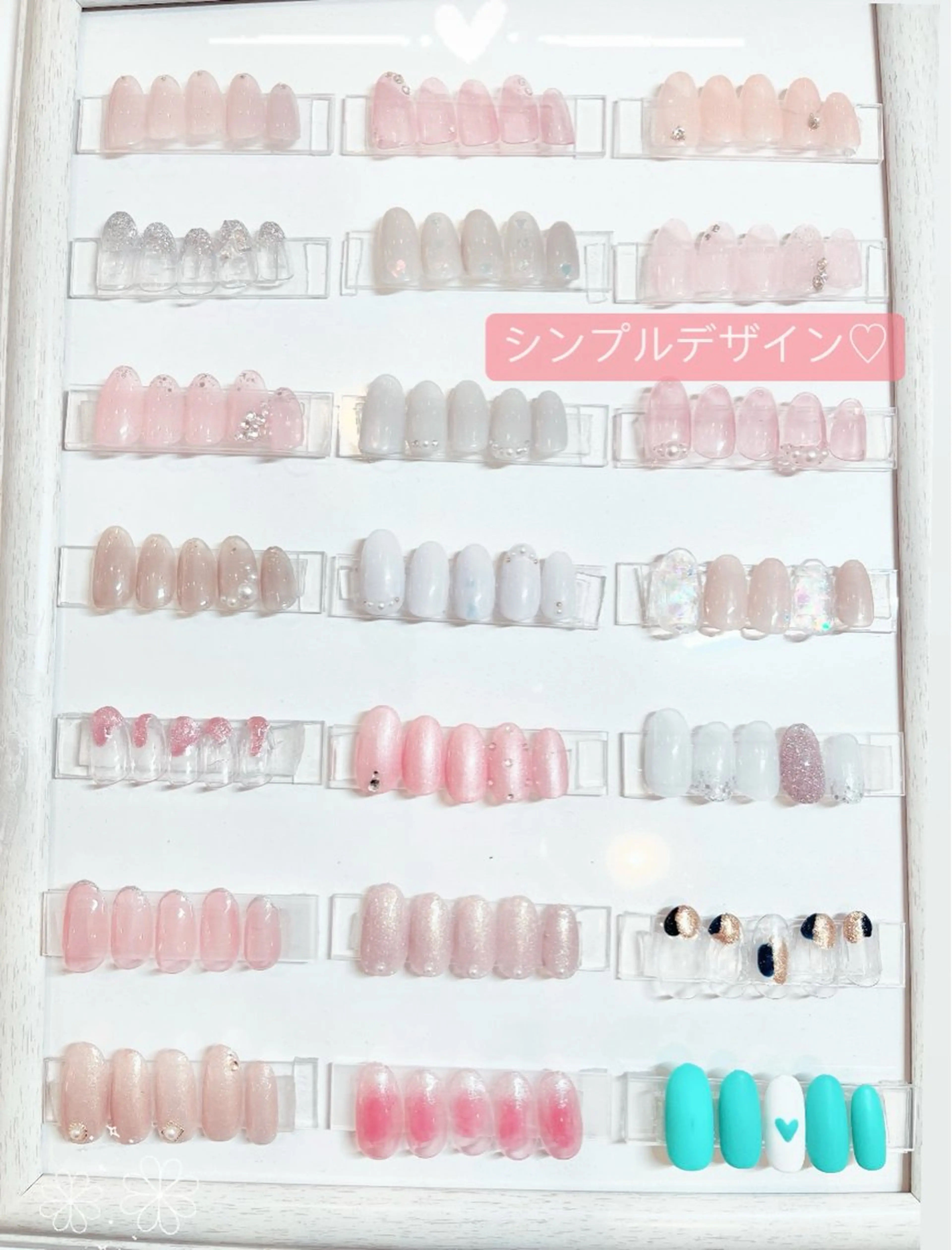 ネイル シンプルネイル 新☆Rizz西船橋 川崎のマツエク・マツパデザイン