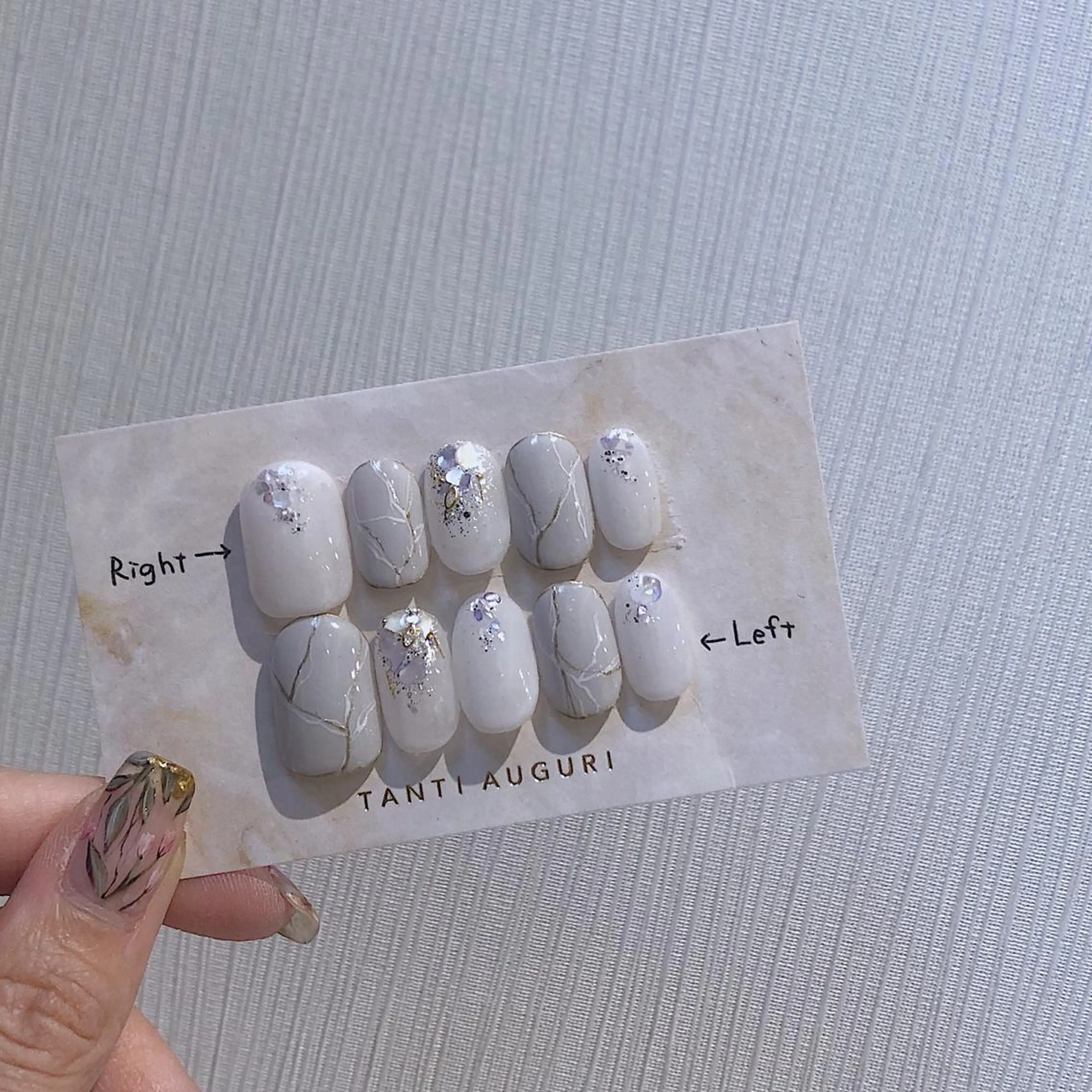 ネイル ブライダルネイル Arowa 伊田のネイルデザイン